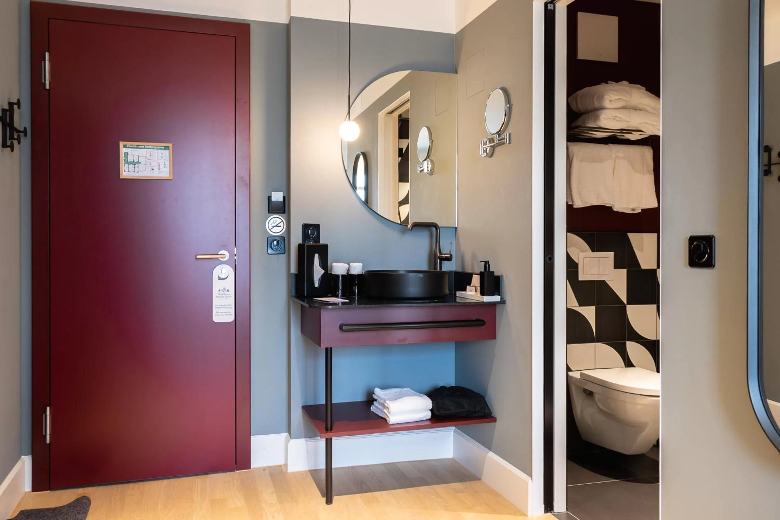 Bathroom in Boutique Hotel Waldhaus beider Basel