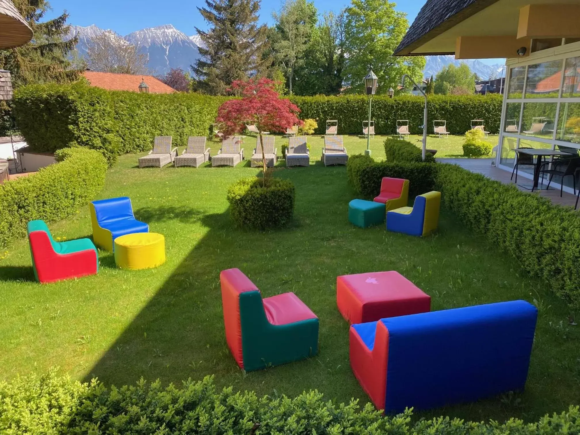 Garden in Sporthotel Igls