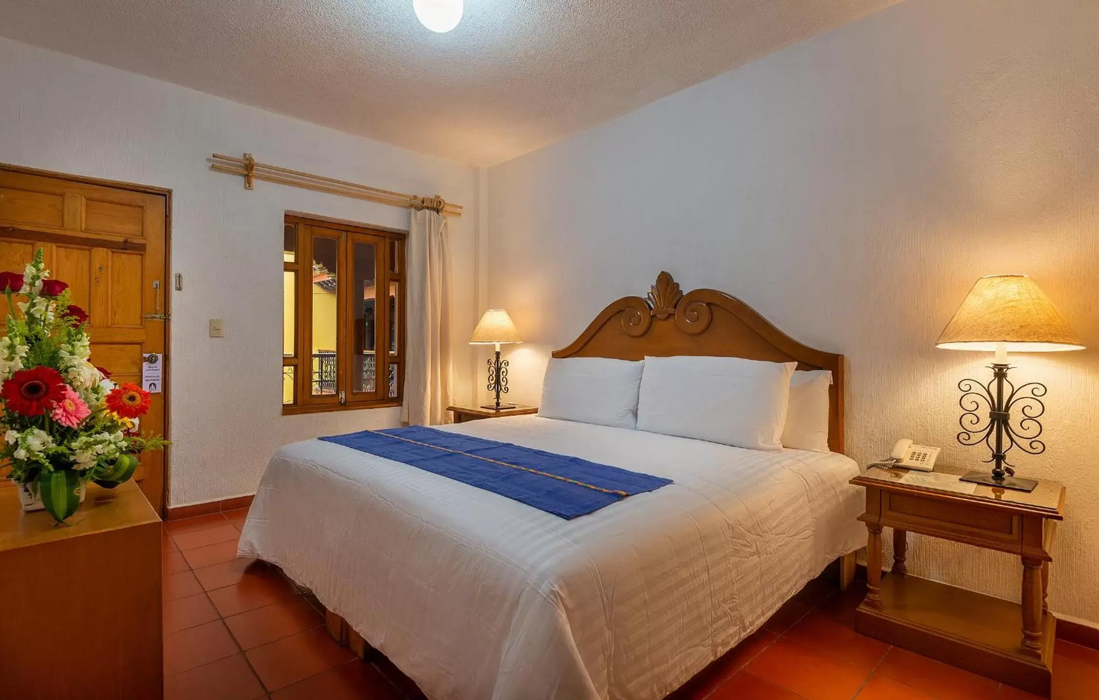 Bed in Hotel la Parroquia