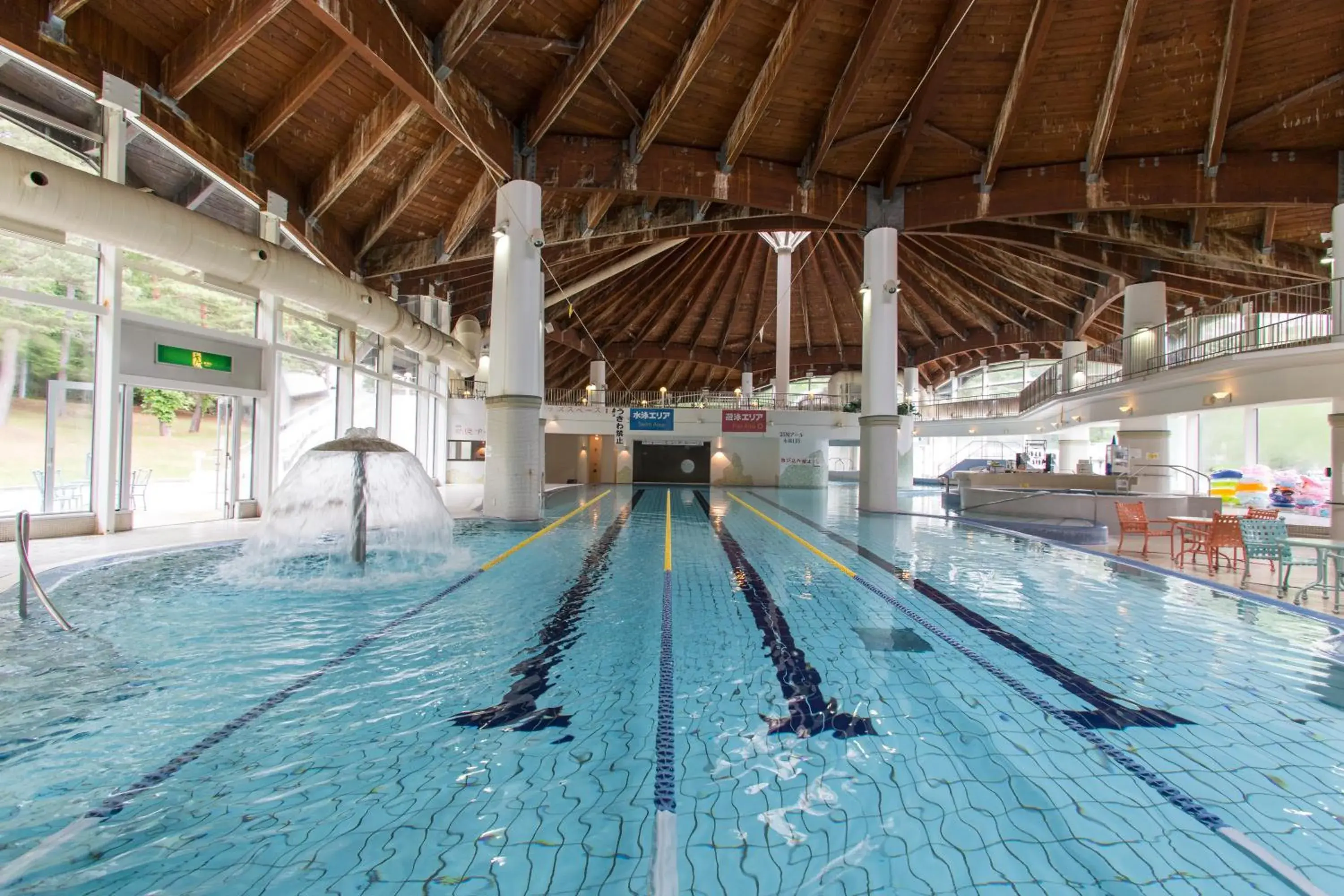 Swimming Pool in Kusatsu Onsen Hotel Village