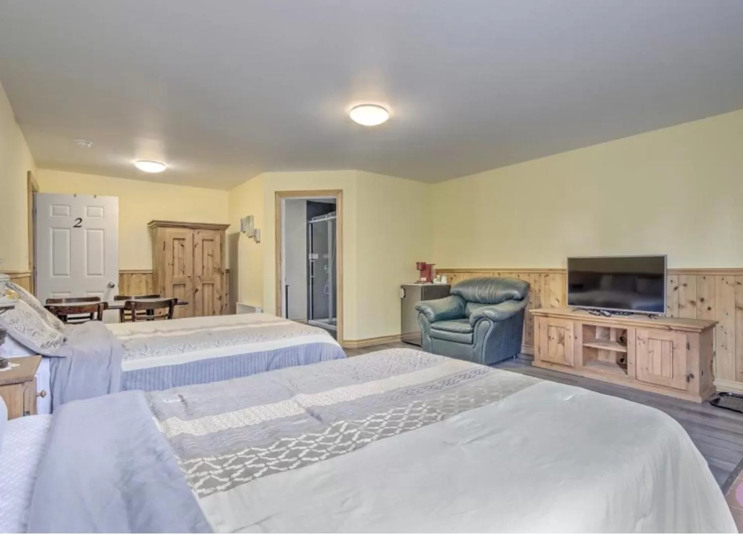 Bedroom in Hébergement chez le D