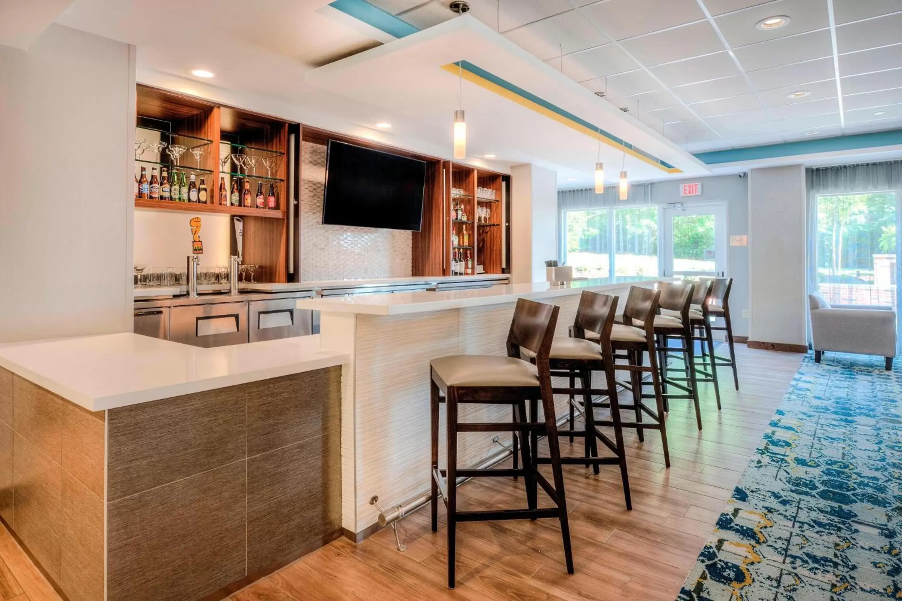 Lobby or reception, Lounge/Bar in Fairfield Inn & Suites by Marriott Winston-Salem Downtown