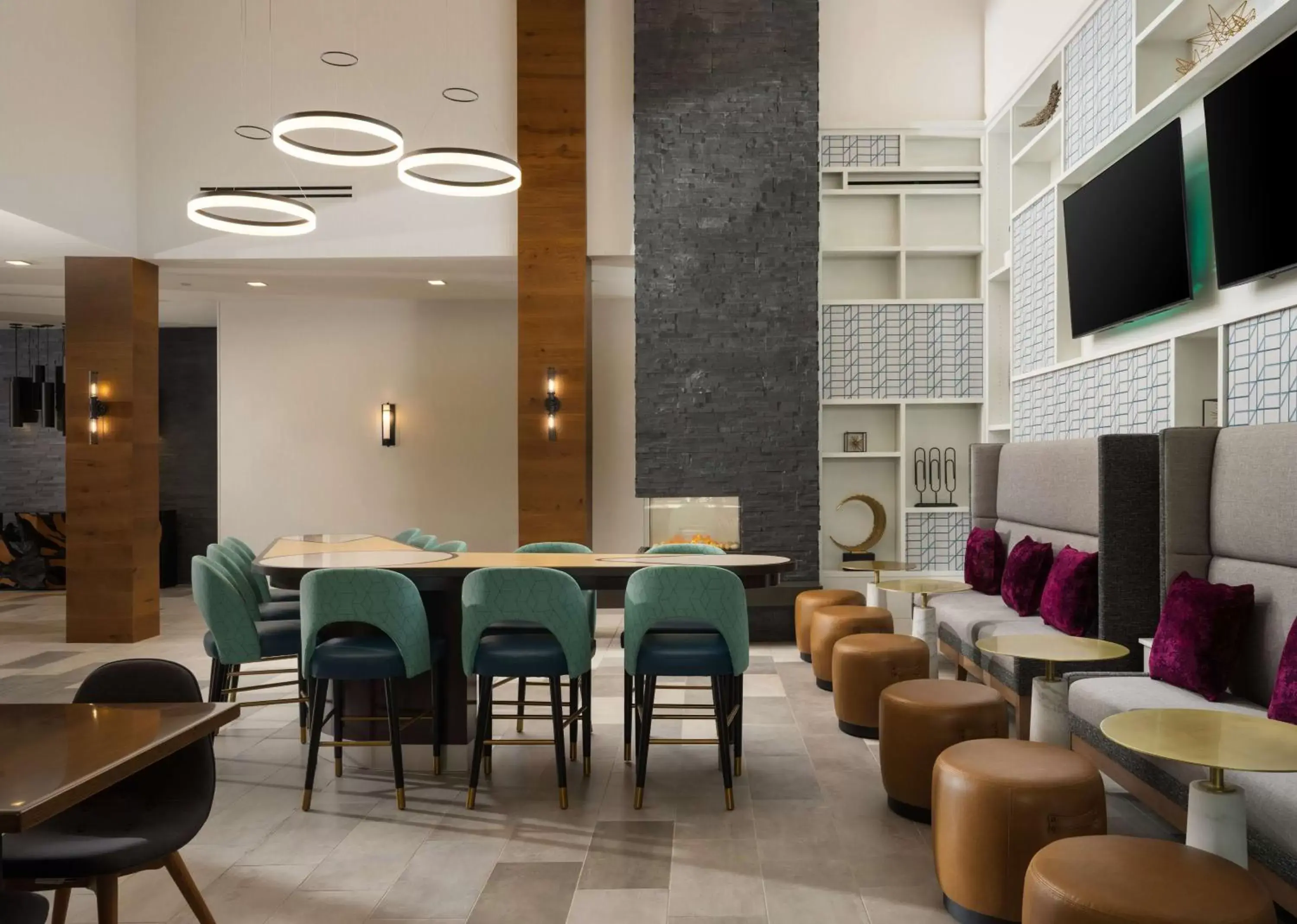 Lobby or reception, Restaurant/Places to Eat in Homewood Suites By Hilton Jackson Fondren Medical District