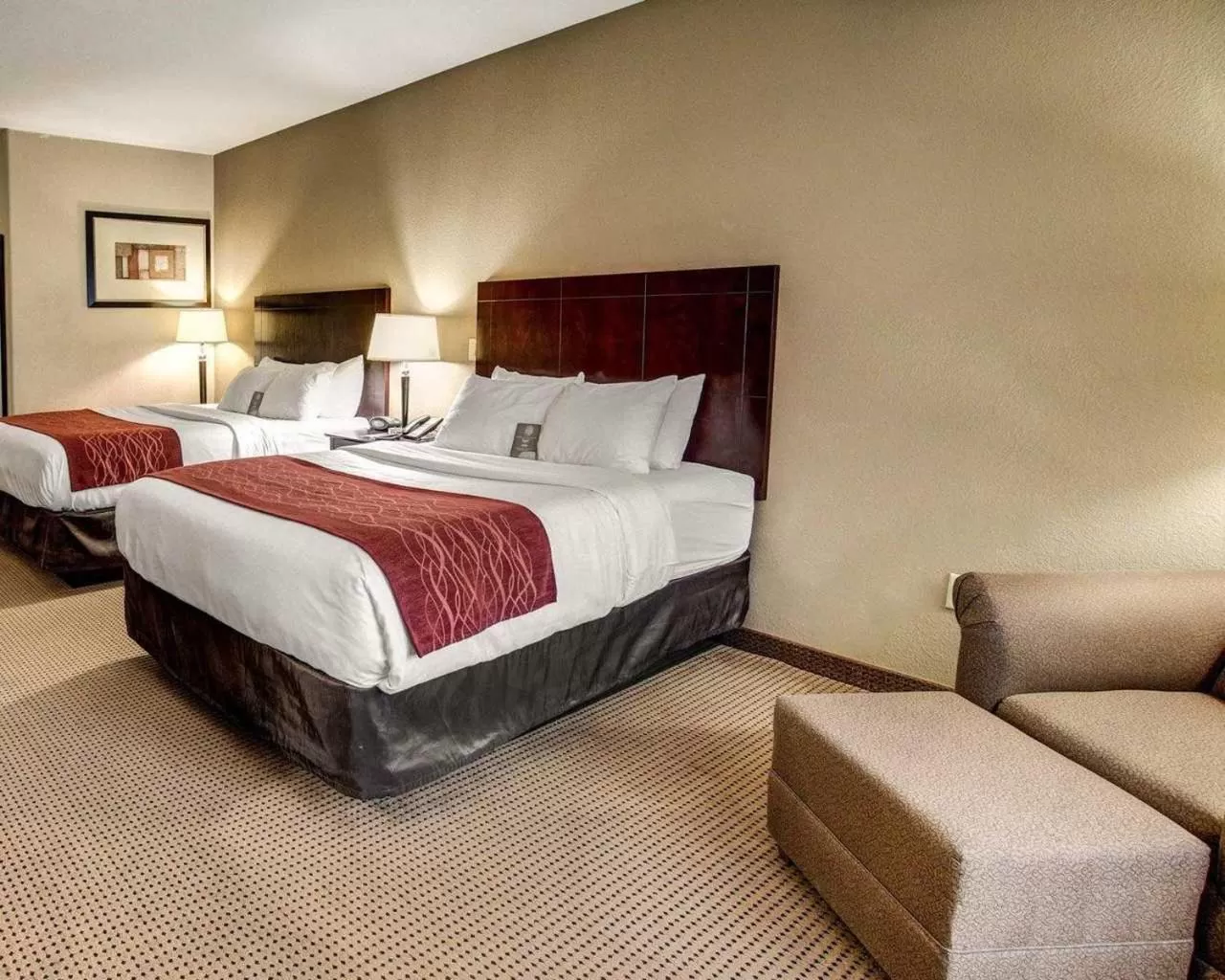 Queen Room with Two Queen Beds - Non-Smoking in Comfort Inn & Suites