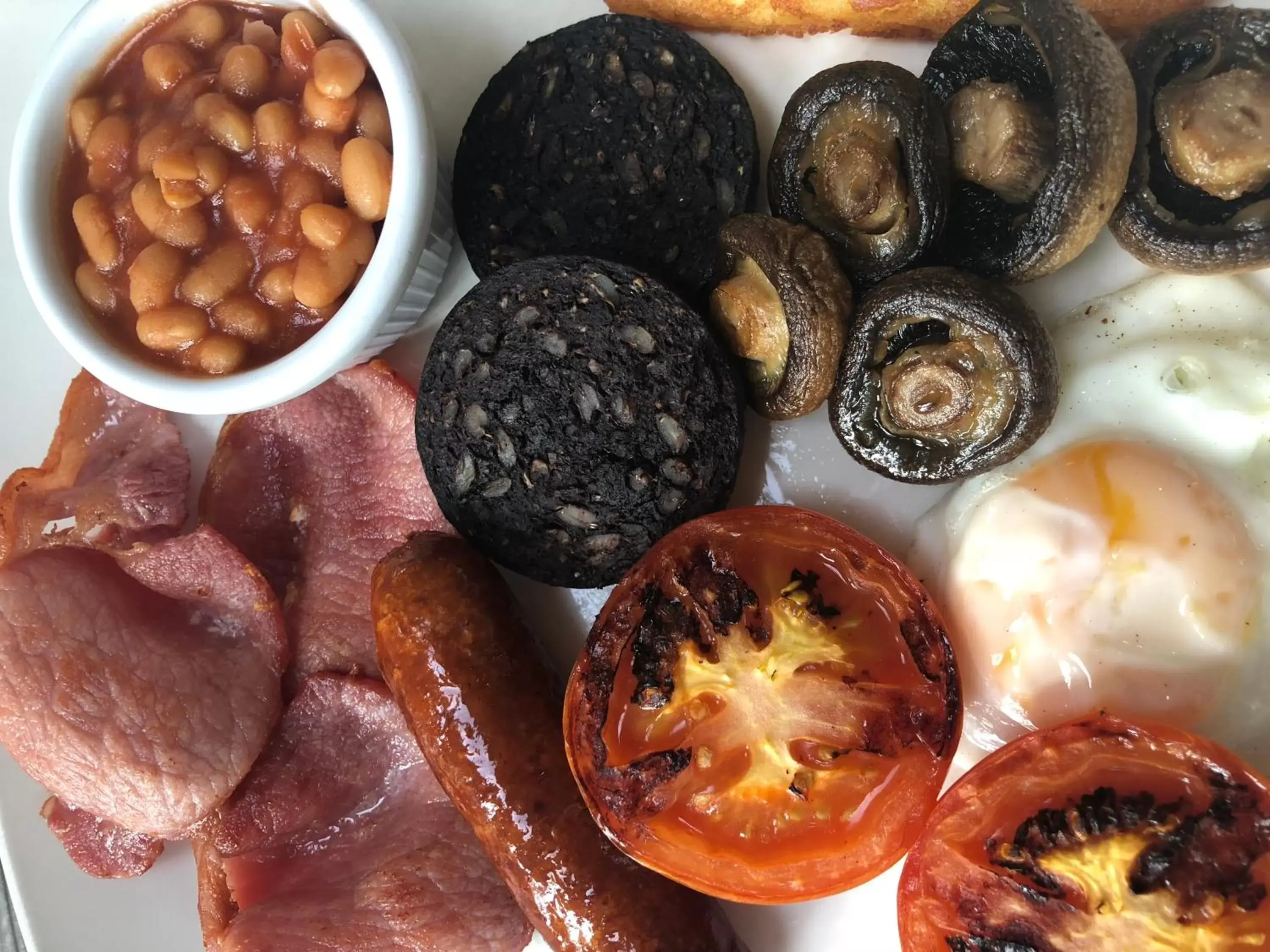 English/Irish breakfast, Food in Calf's Head Hotel