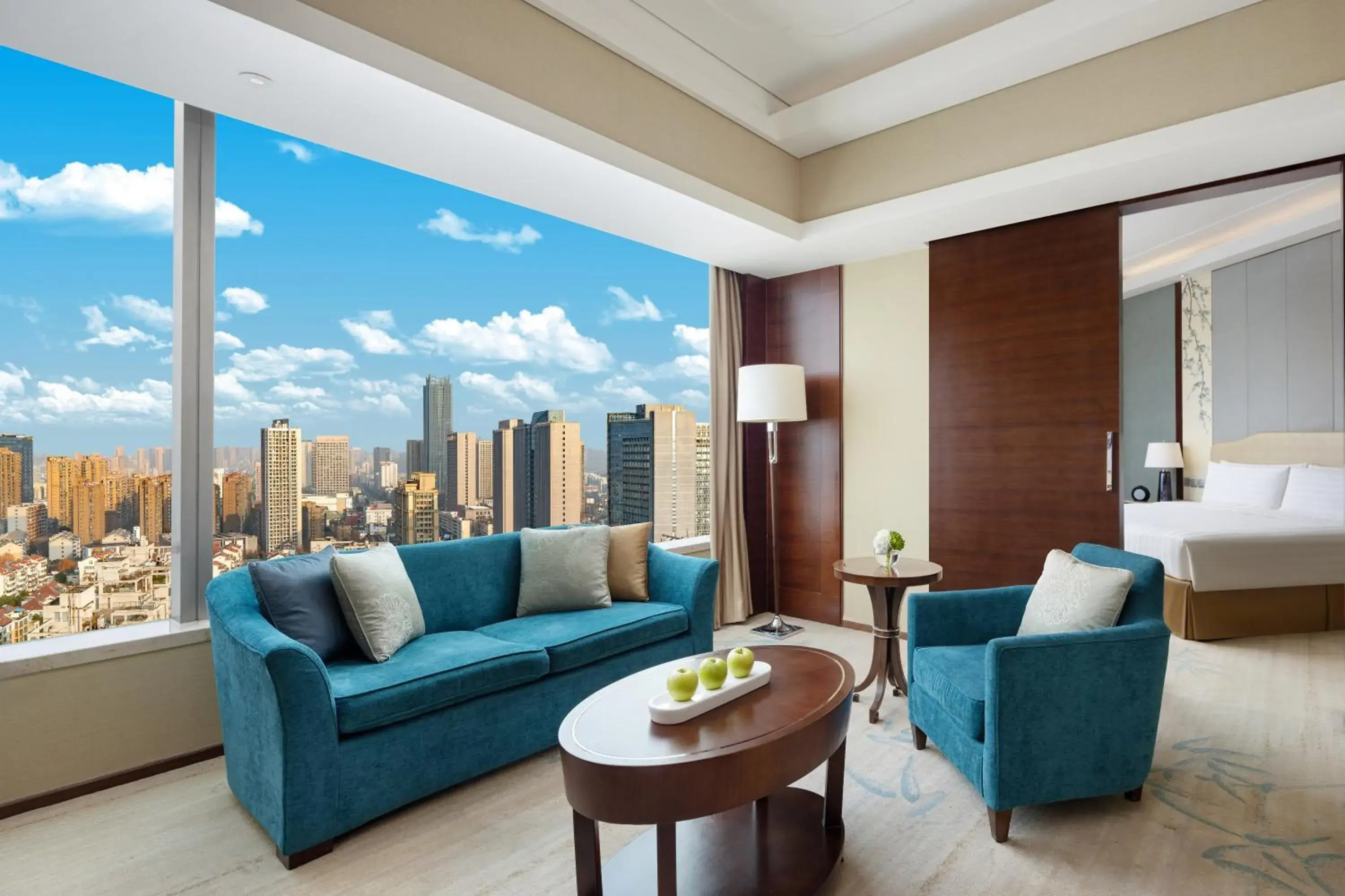 Living room, Seating Area in Shangri-La Hefei