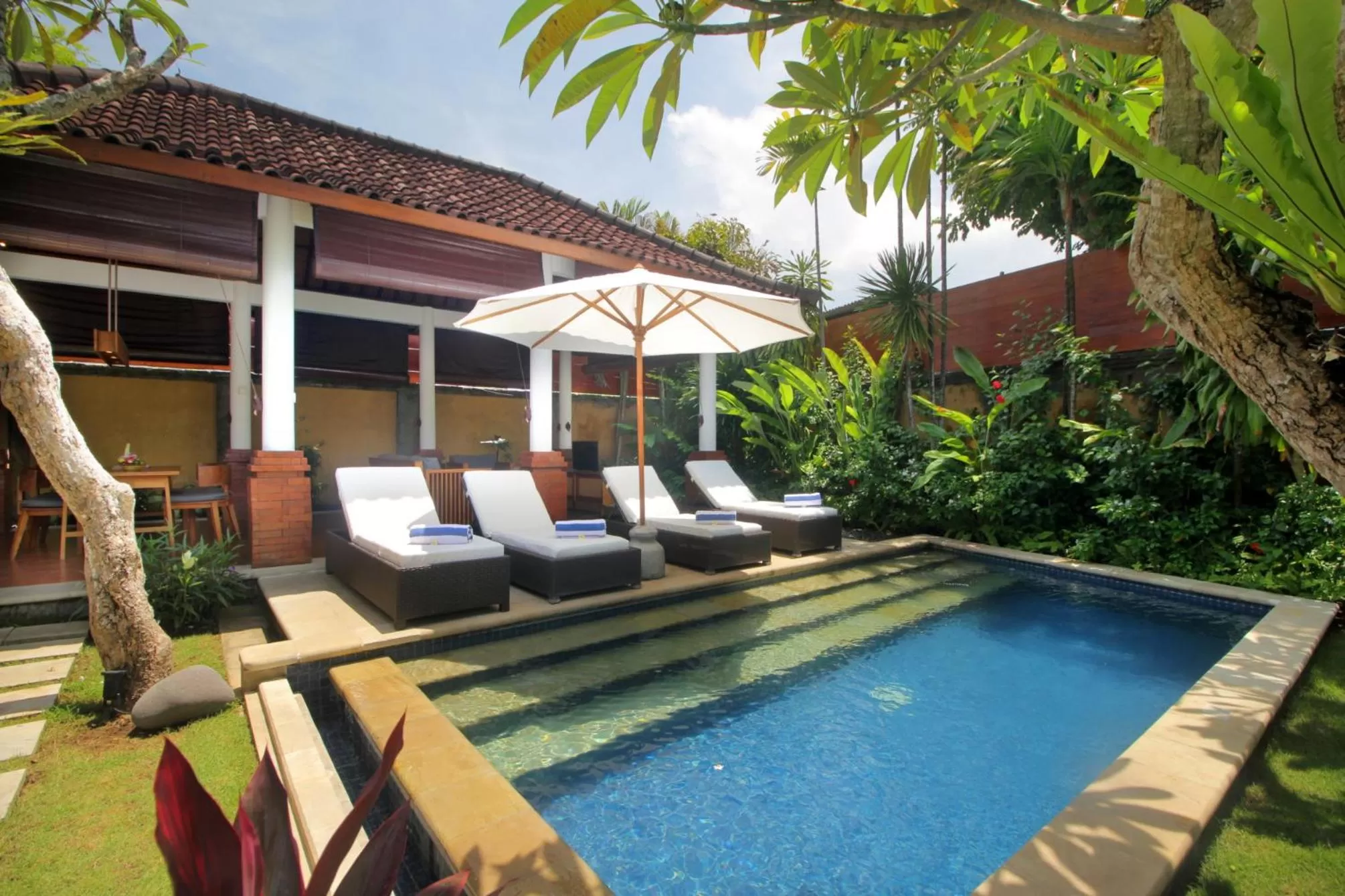 Swimming pool in Sagara Villas and Suites Sanur by AHM