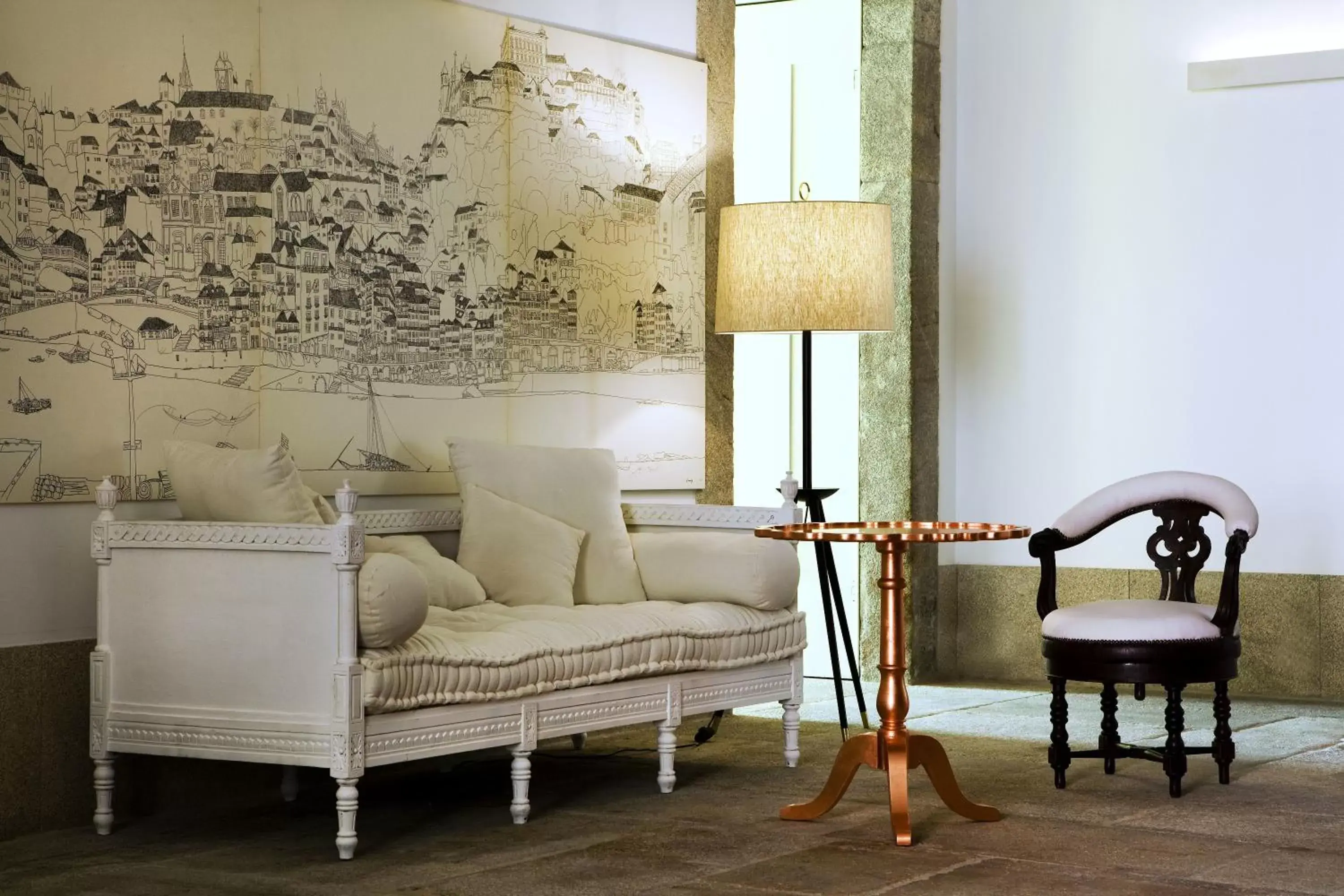 Decorative detail, Seating Area in Pestana Palacio do Freixo, Pousada & National Monument - The Leading Hotels of the World