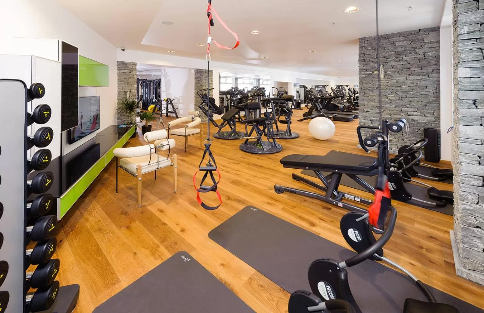 Fitness centre/facilities in Hotel Heimatlodge