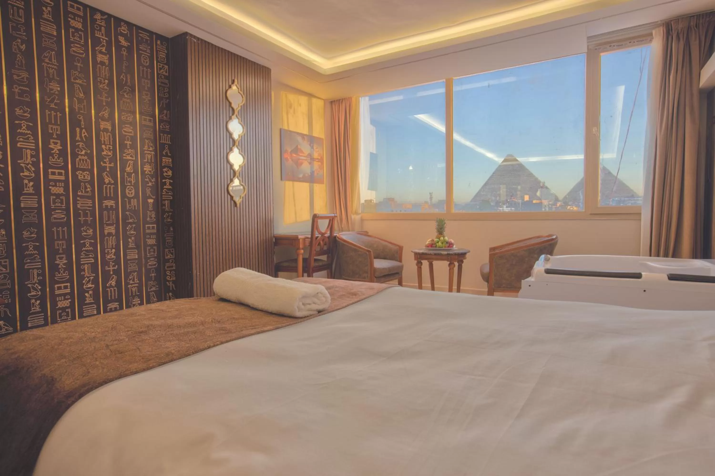 Bed in The Muse Pyramids