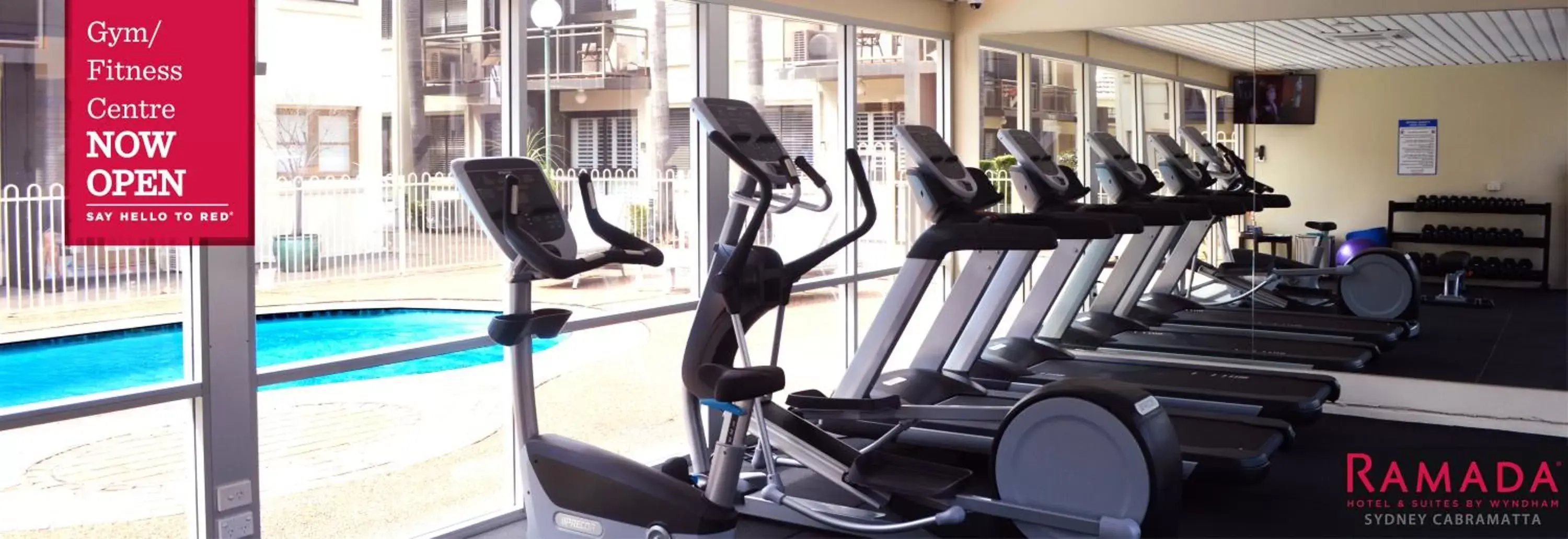 Fitness centre/facilities in Ramada Hotel & Suites by Wyndham Cabramatta Fitness centre/facilities in Ramada Hotel & Suites by Wyndham Cabramatta