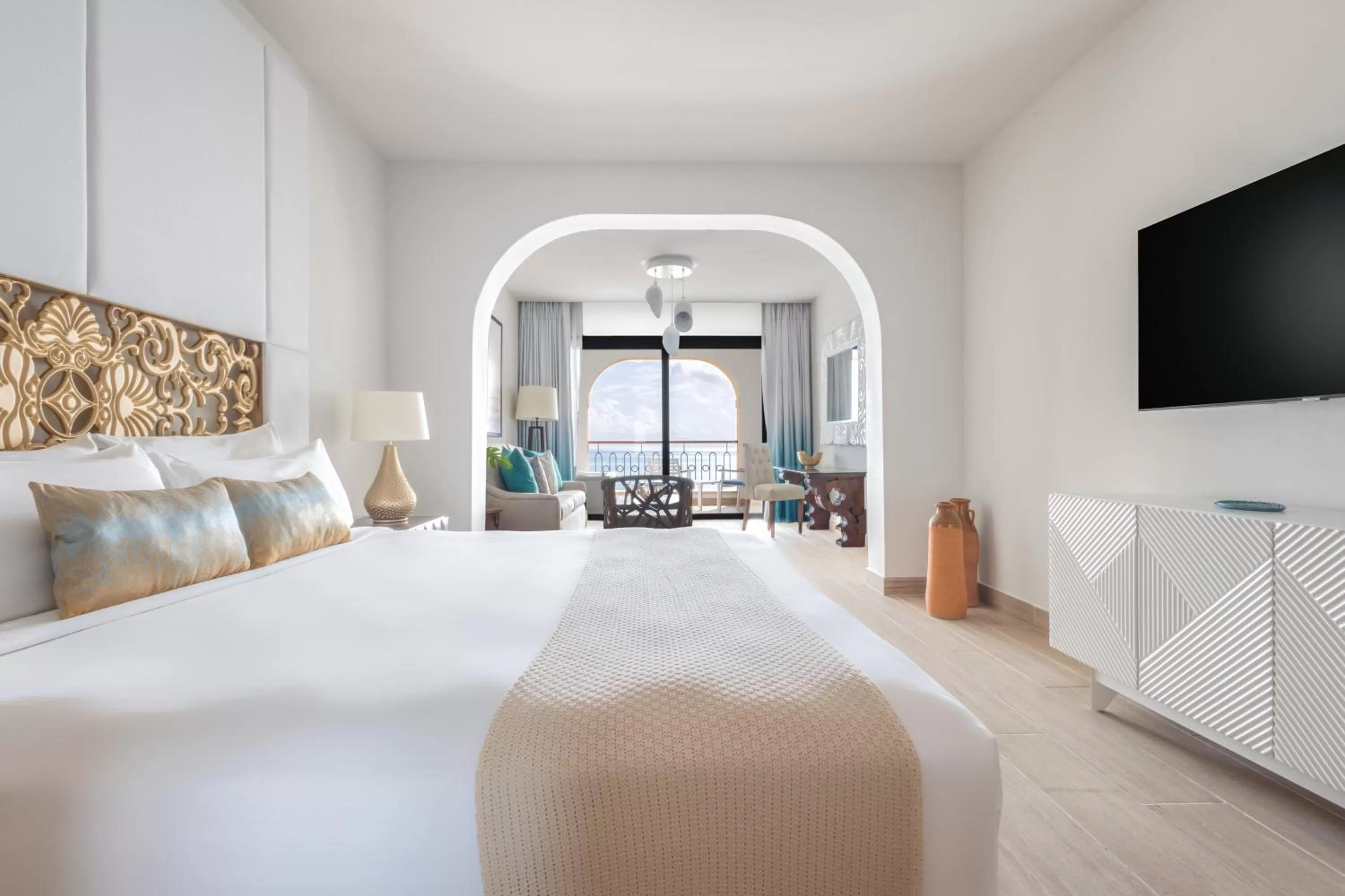 Bedroom, Bed in Sanctuary Cap Cana, a Luxury Collection Resort, Dominican Republic, Adult All-Inclusive