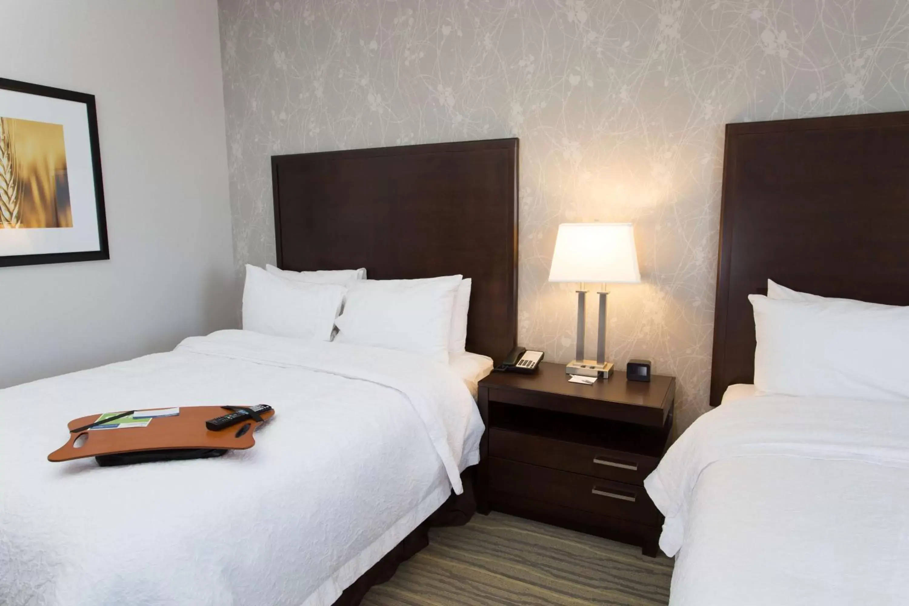 Bed in Hampton Inn by Hilton Lloydminster