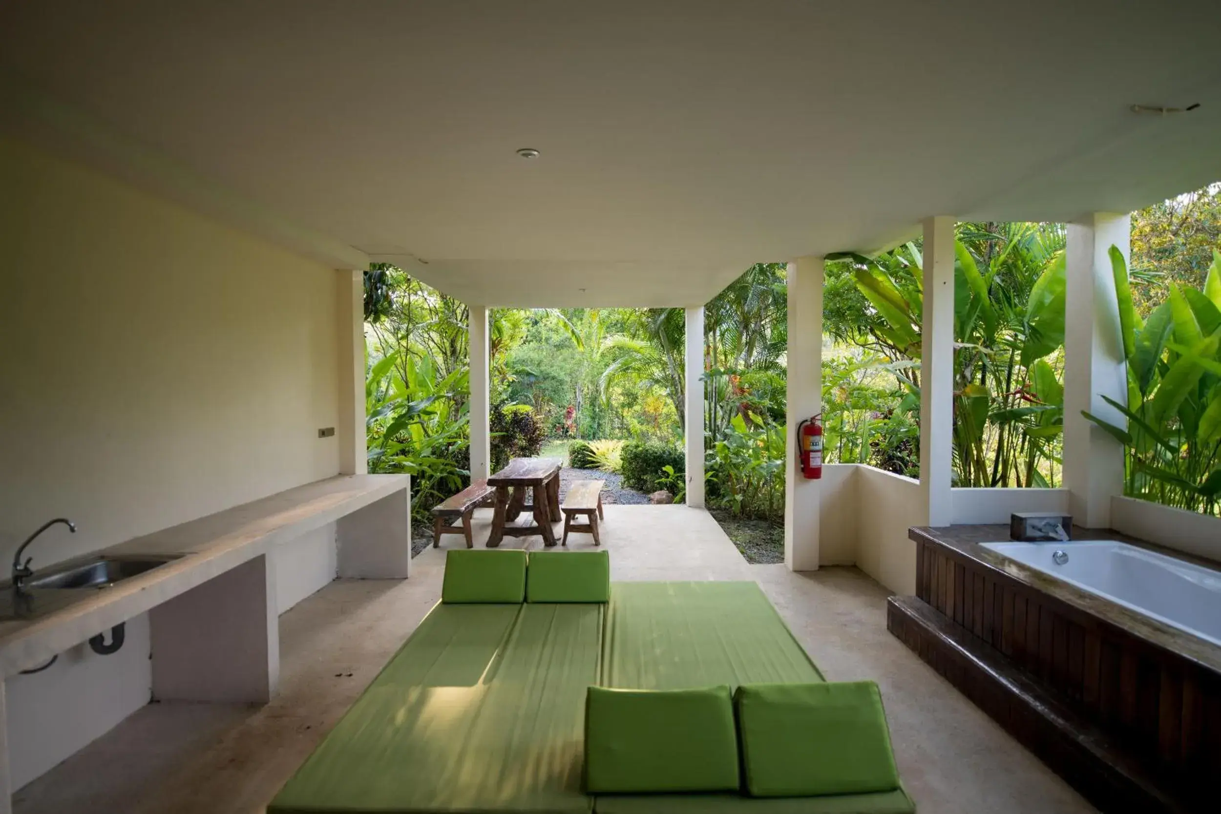 Seating area in Wareerak Hot Spring & Wellness- SHA Extra Plus