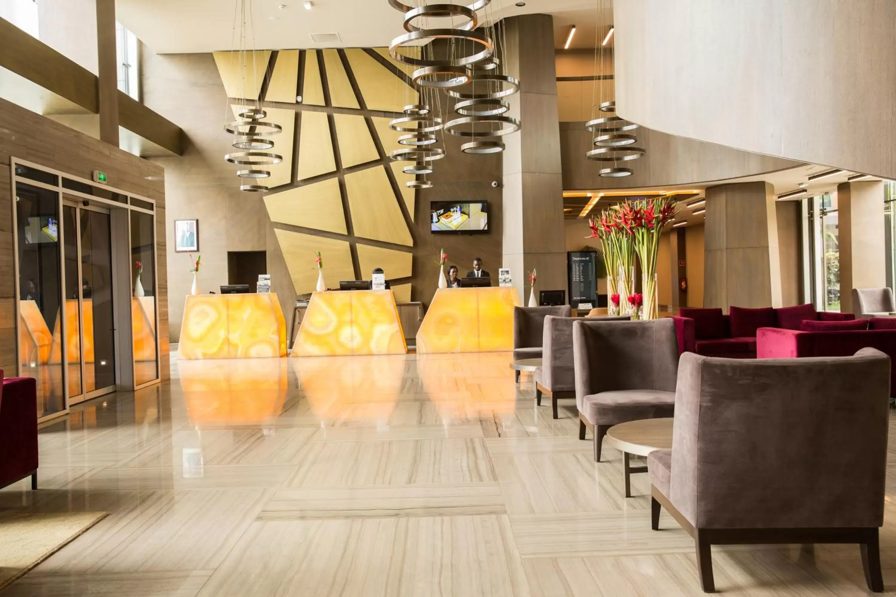 Lobby or reception in Radisson Blu Hotel, Abidjan Airport