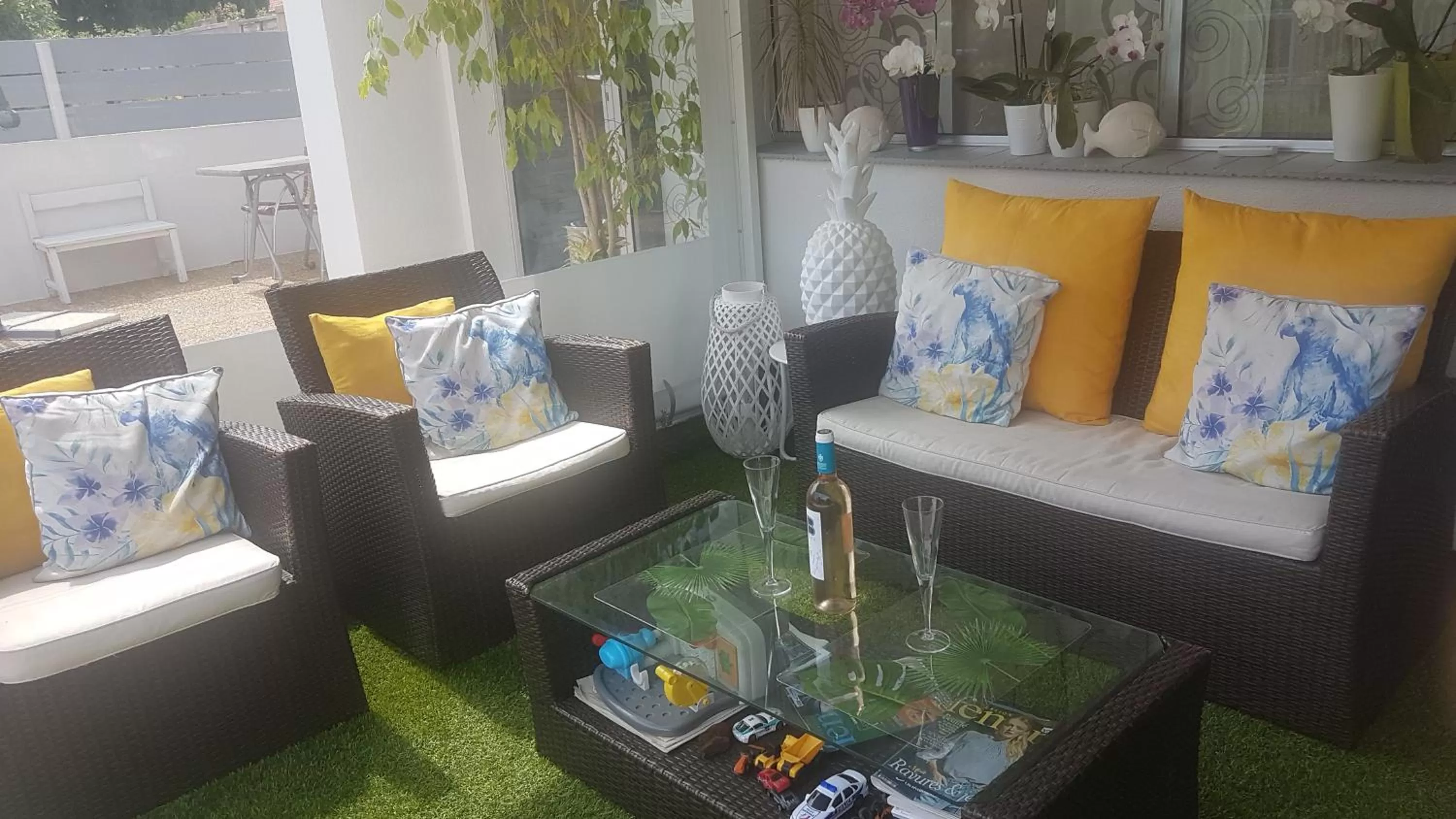 Living room in Hotel Le Golfe Bleu