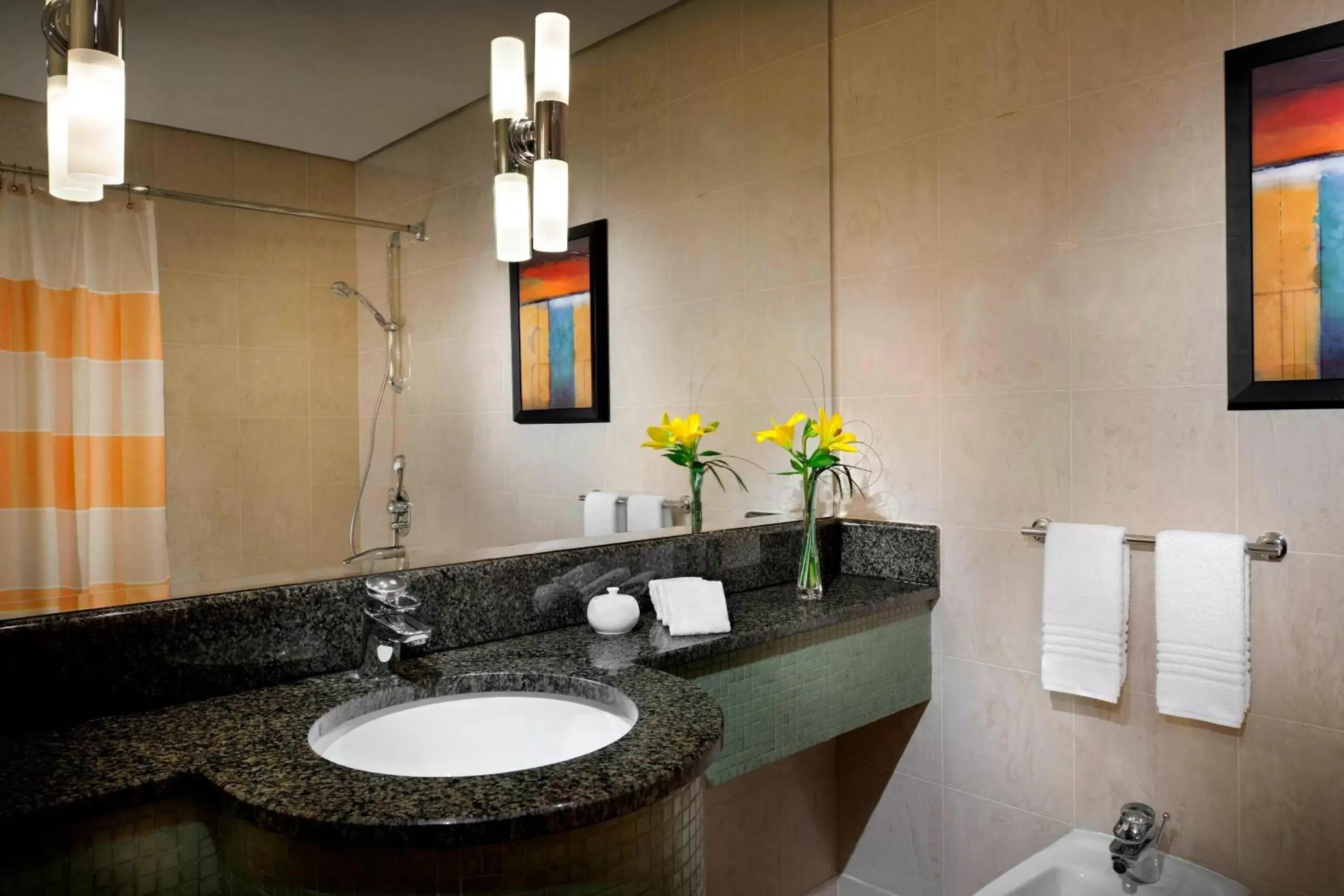 Bathroom in Courtyard By Marriott Kuwait City