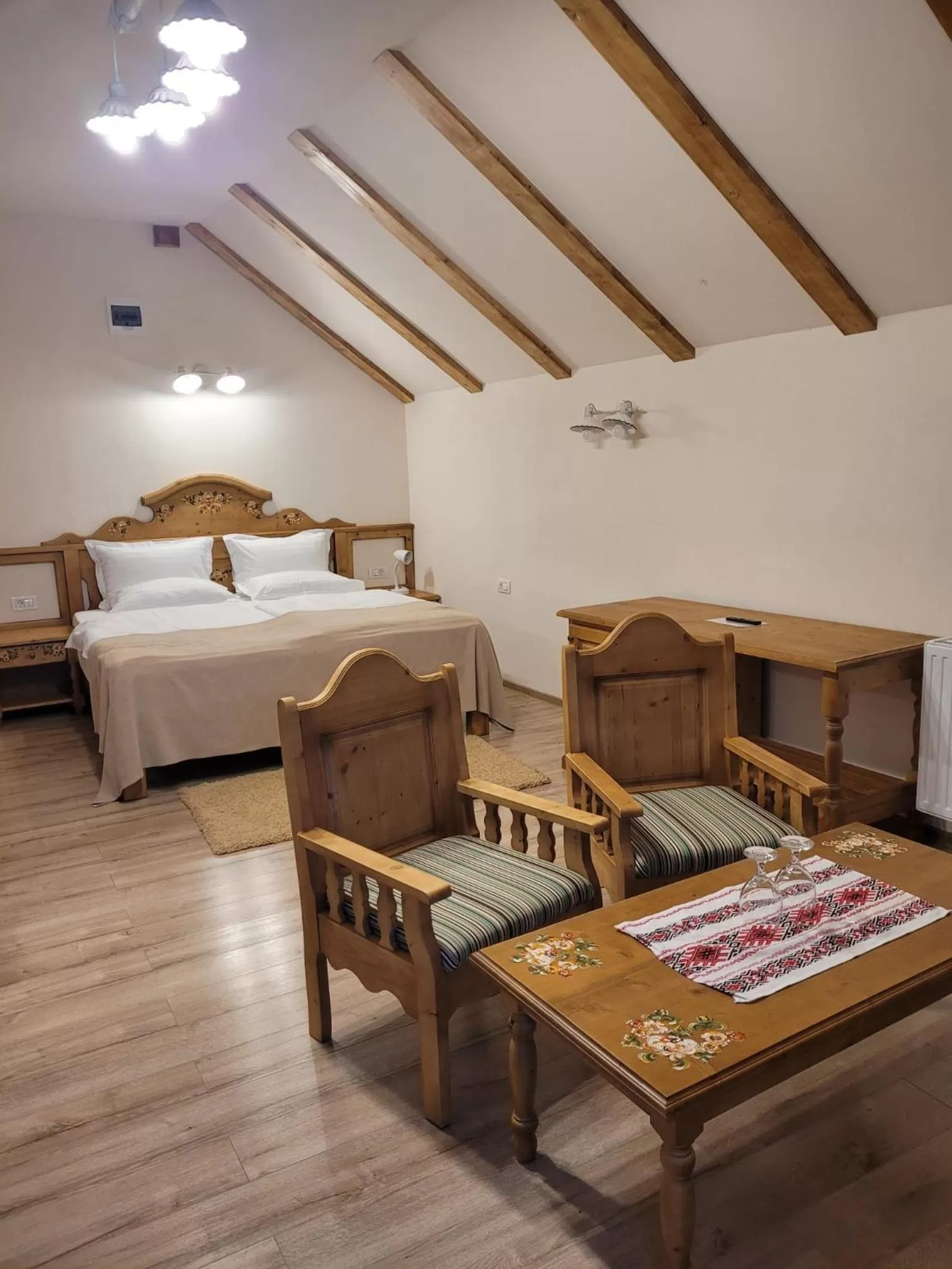 Bed in Hotel Bielmann