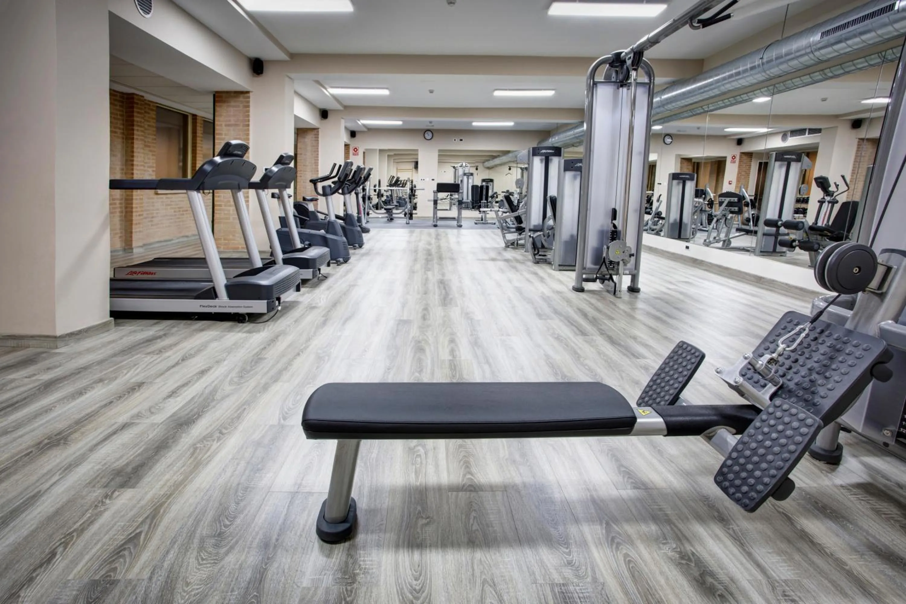Fitness centre/facilities in Hotel Spa Rio Ucero