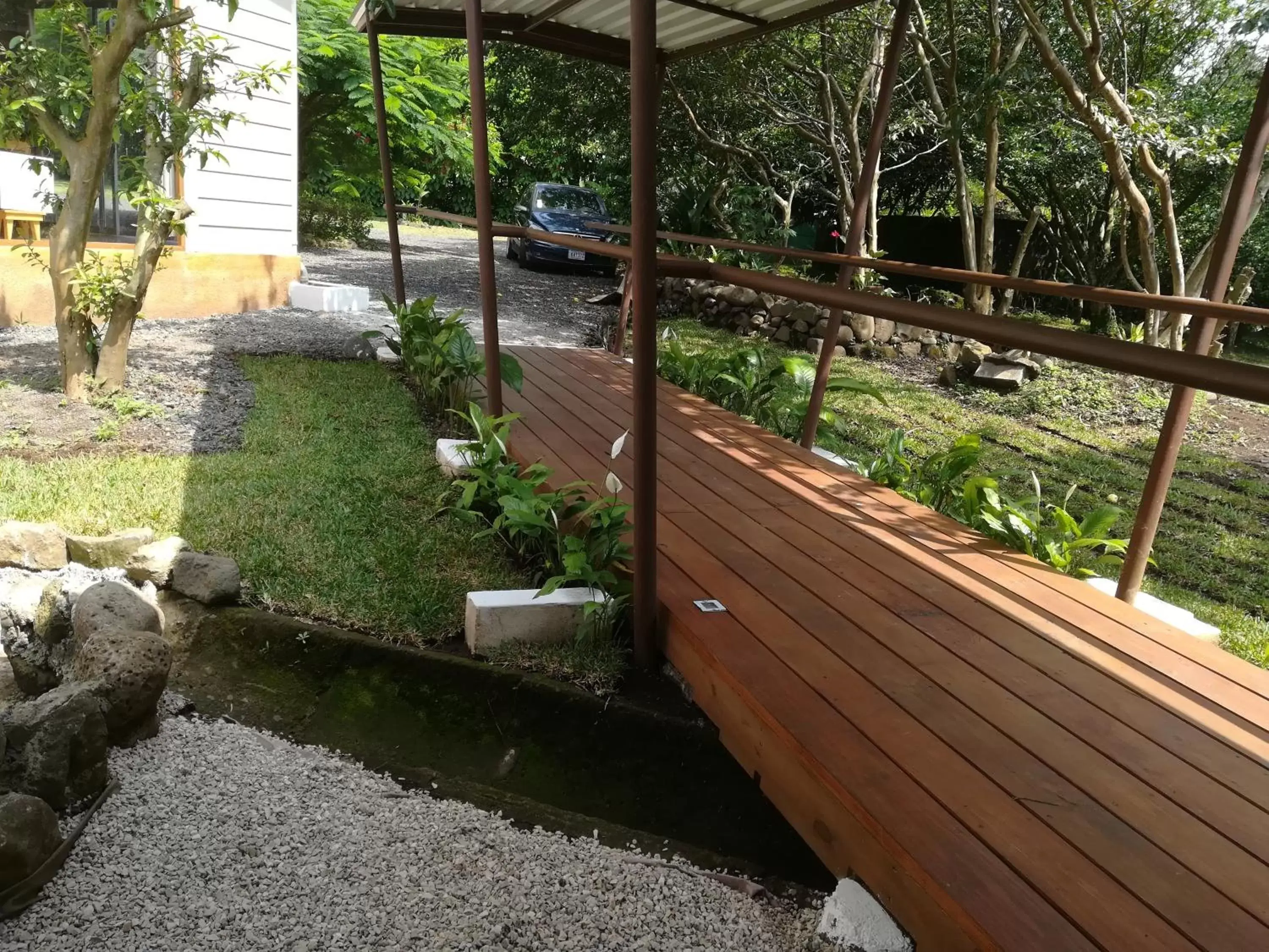 Patio in Hotel Pibi Boreal