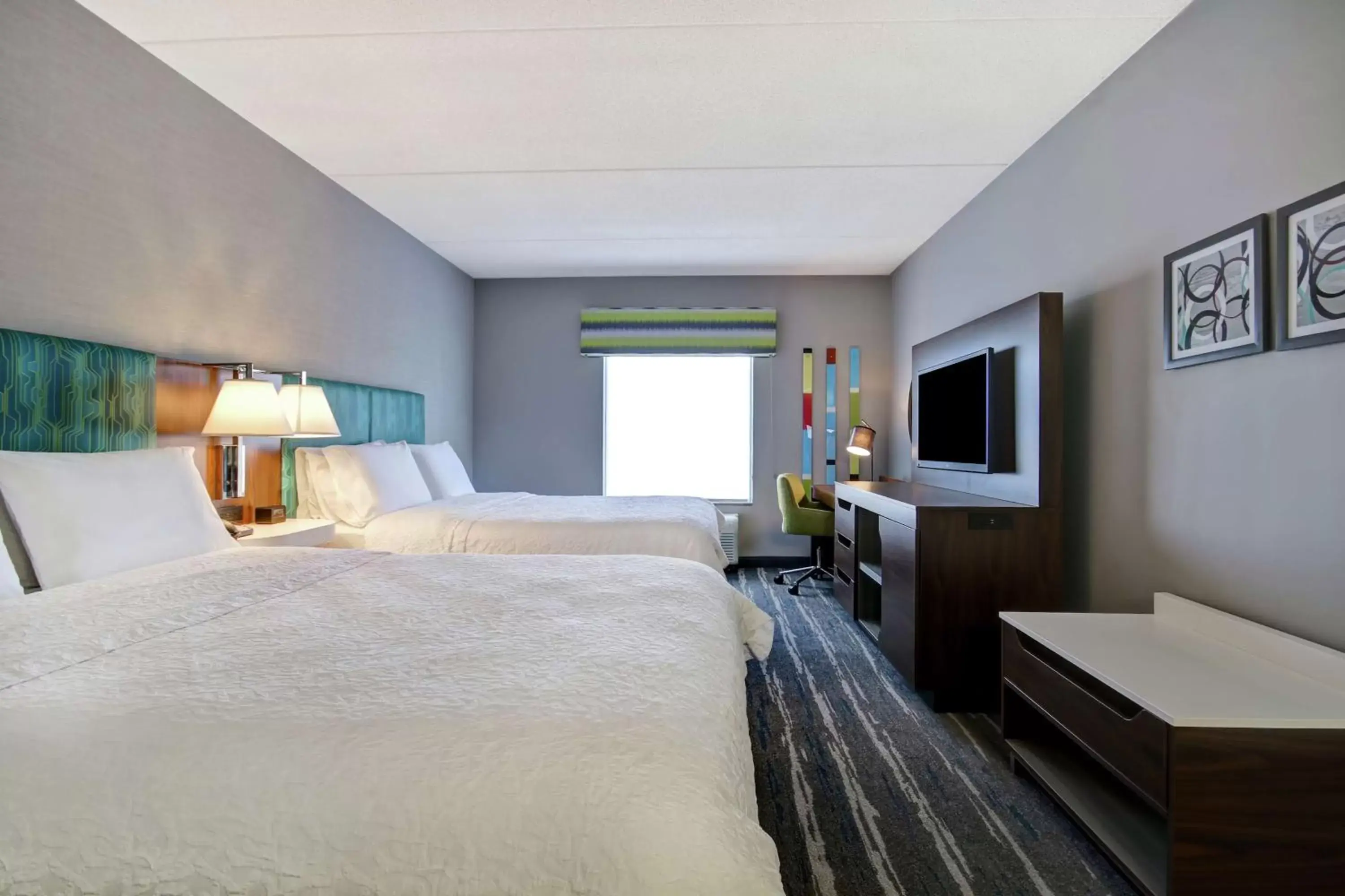 Bedroom in Hampton Inn By Hilton & Suites Guelph, Ontario, Canada