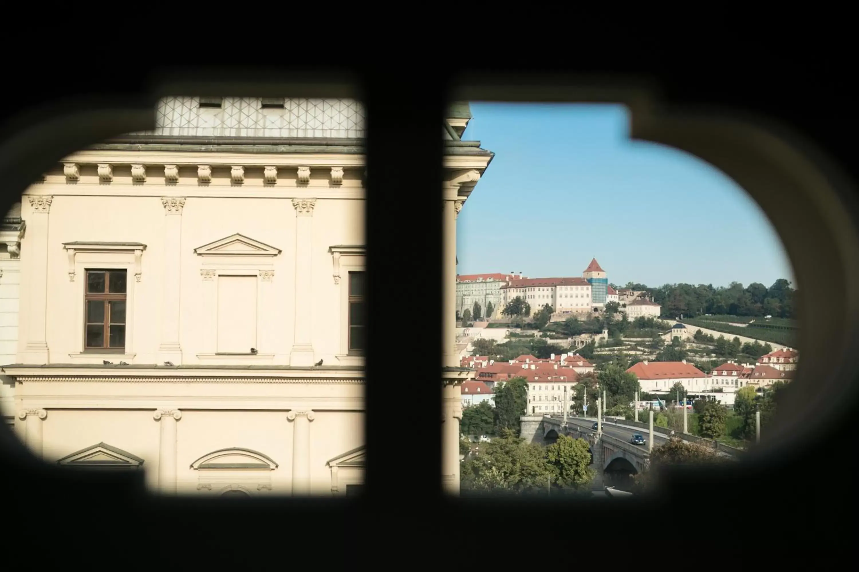 City view in Quentin Prague Hotel