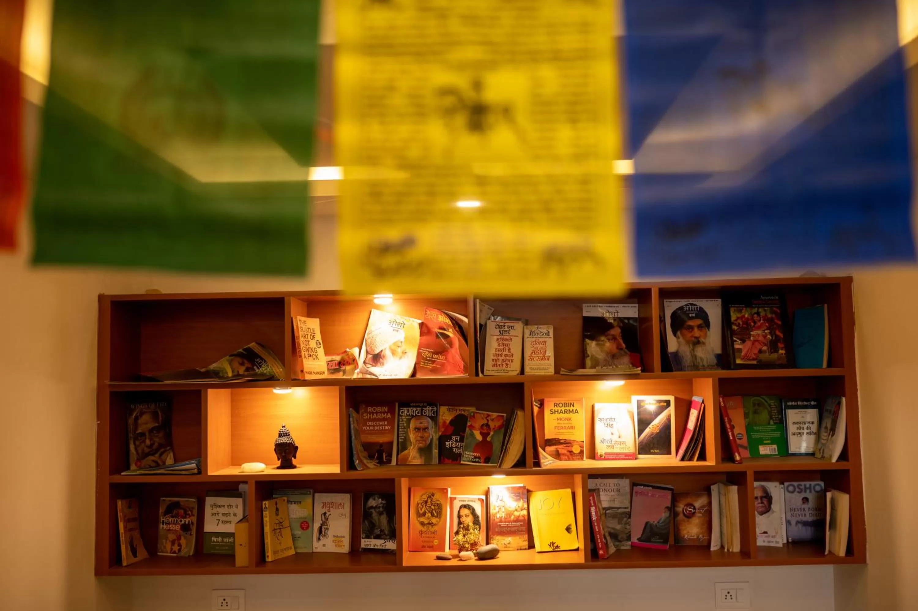 Library in Hotel The Moksham