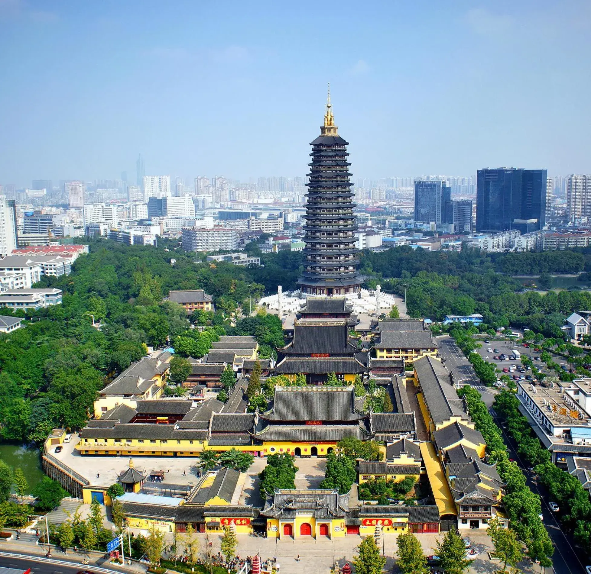 Landmark view, Bird's-eye View in Intercontinental Changzhou