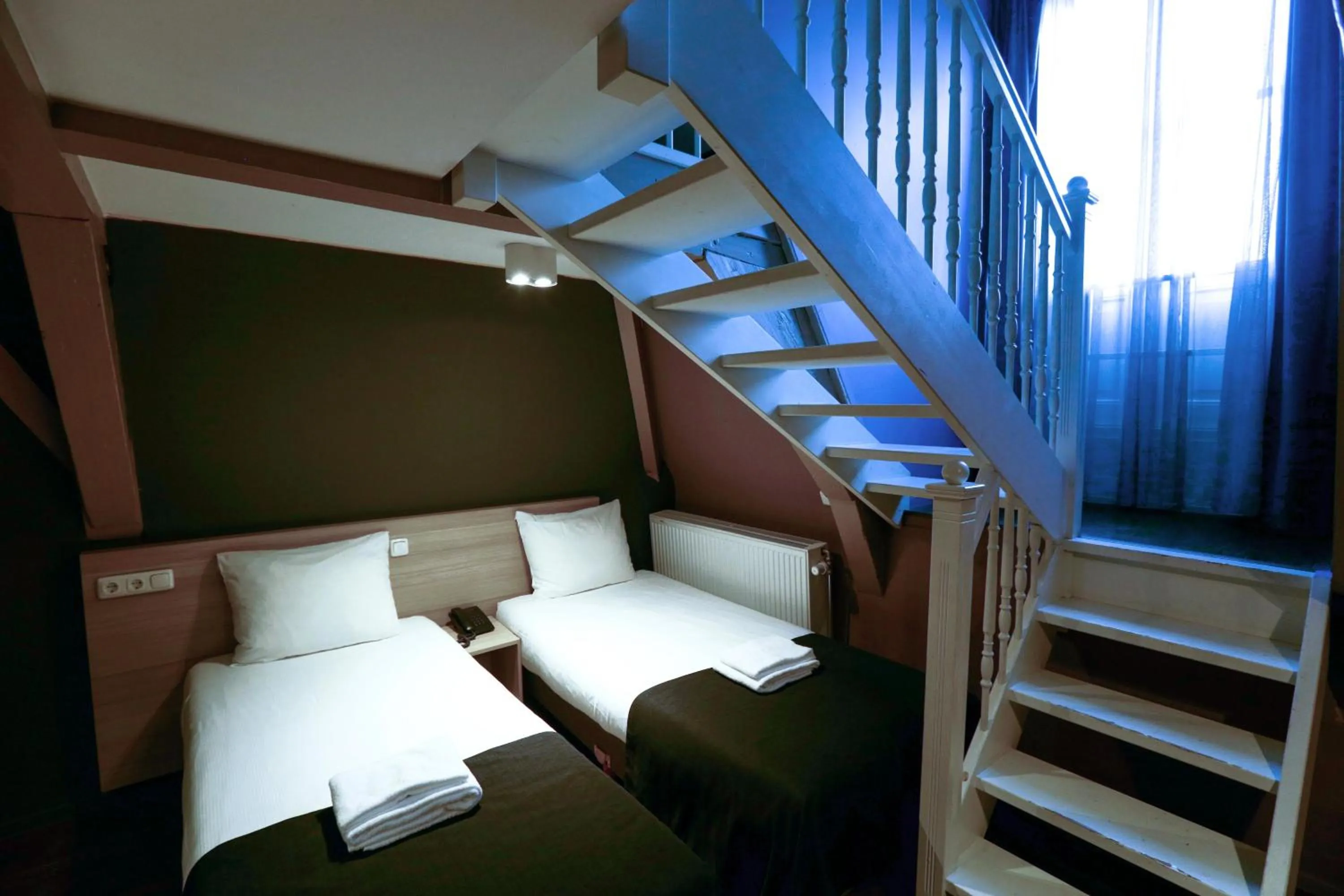 Bed in City Hotel Amsterdam