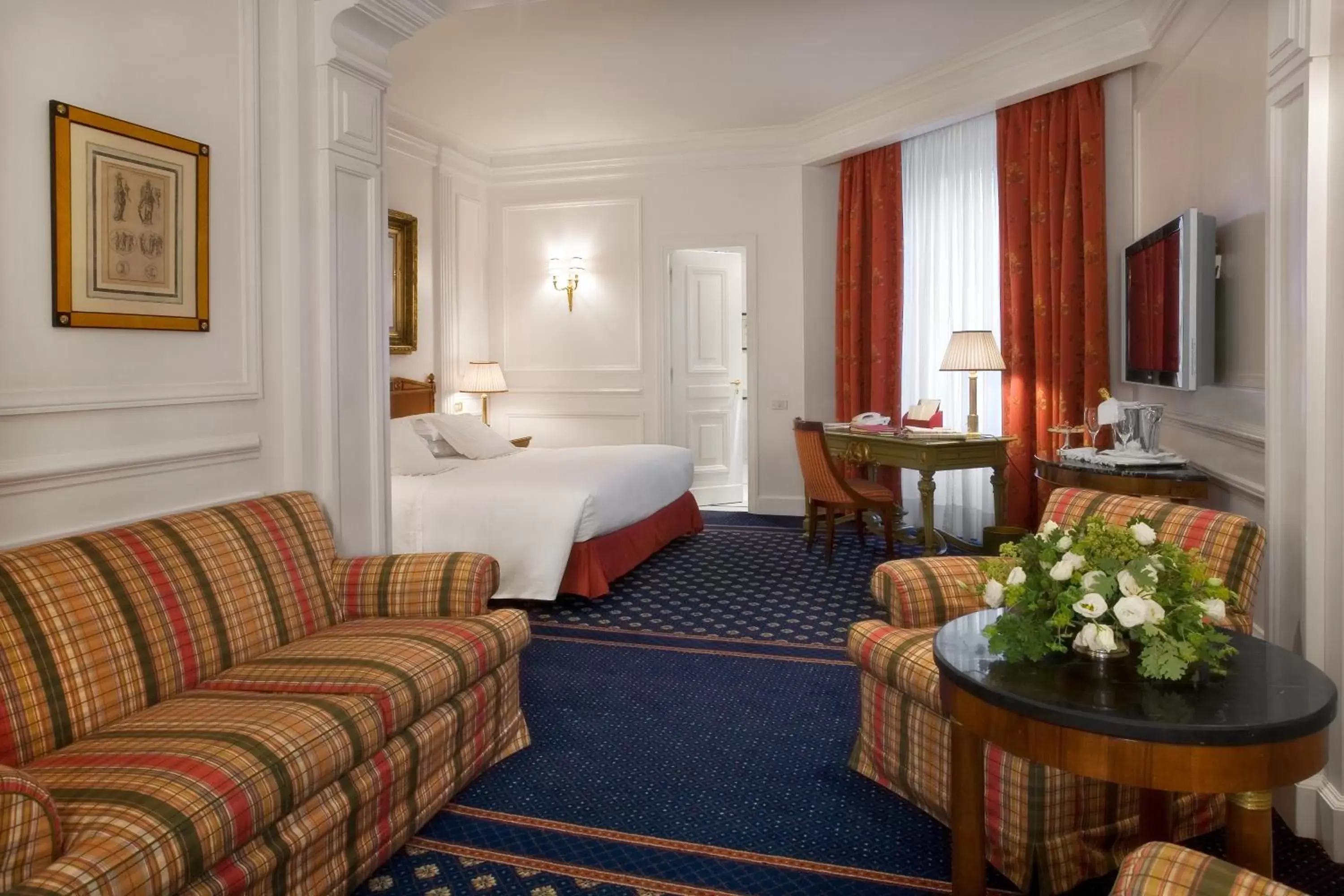 Bed in Grand Hotel Sitea