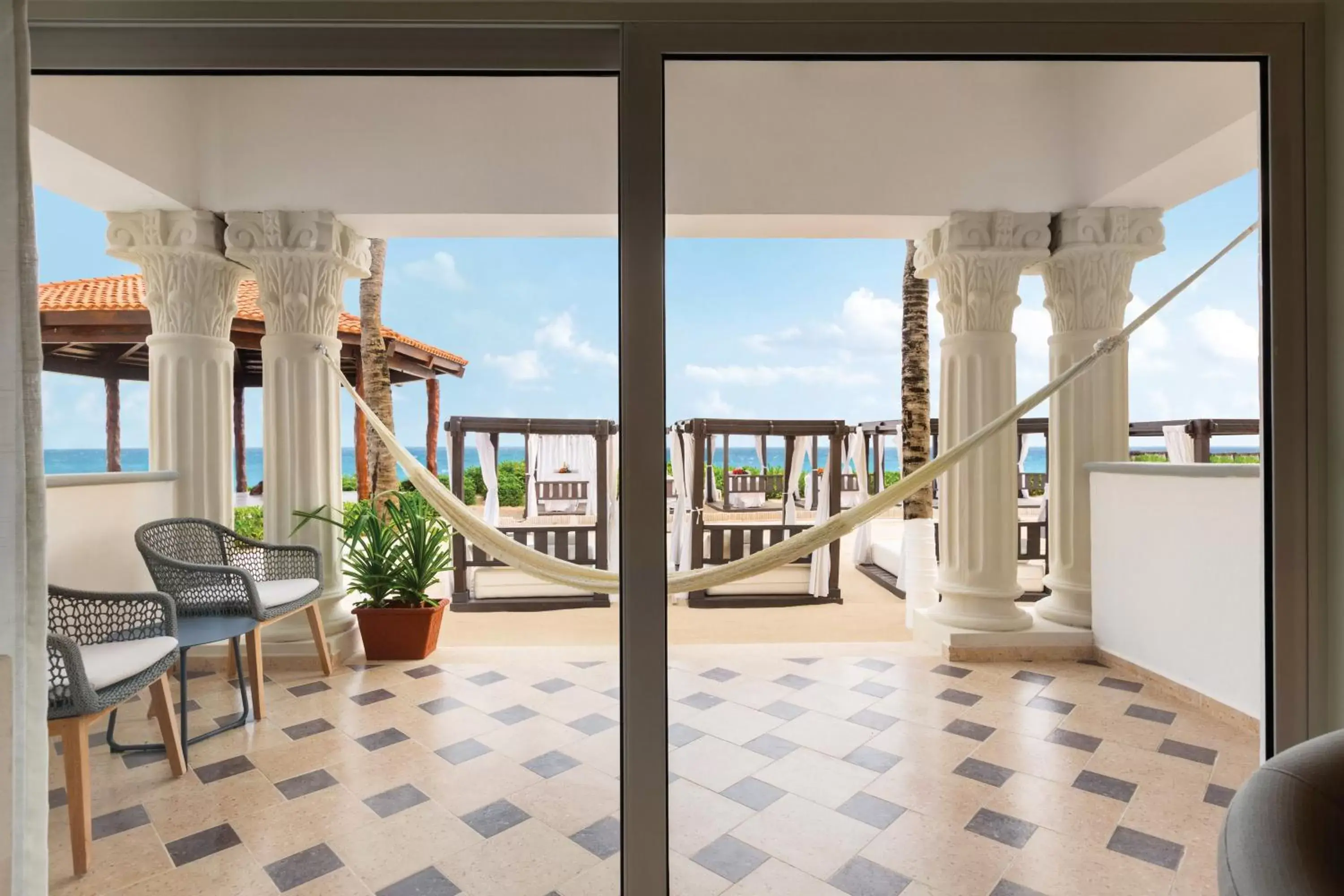 Sea view, Balcony/Terrace in Hilton Playa del Carmen, an All-Inclusive Adult Only Resort