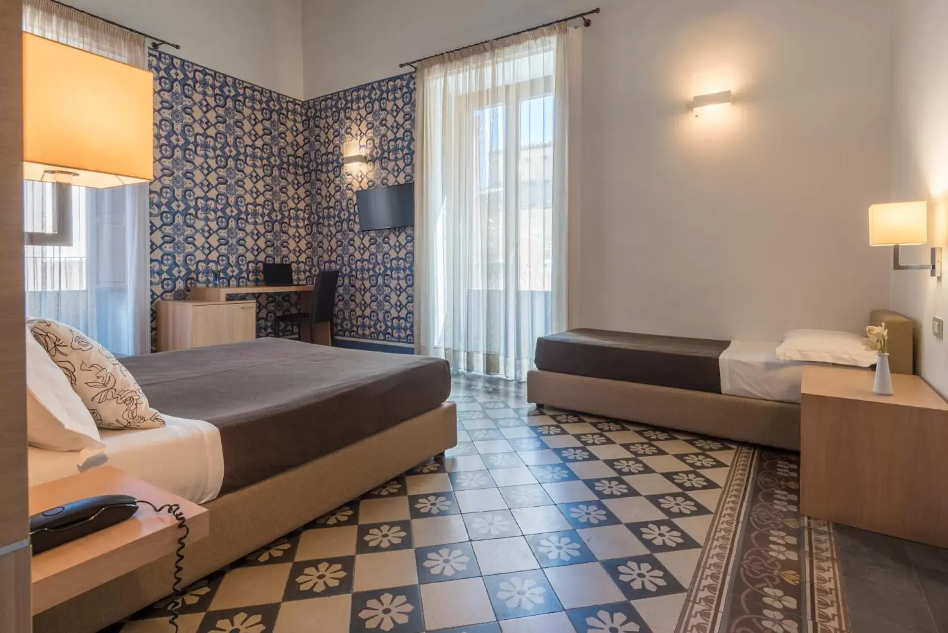 Bedroom in Hotel Vittorio Veneto