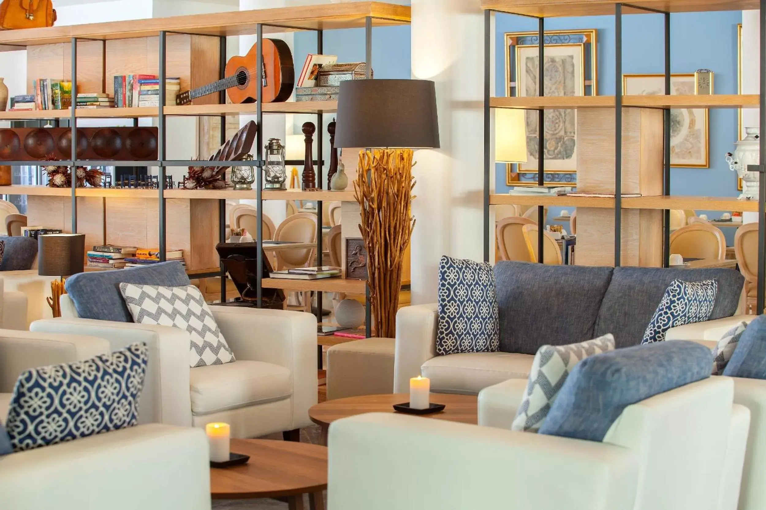 Library, Seating Area in The King Jason Paphos - Designed for Adults by Louis Hotels