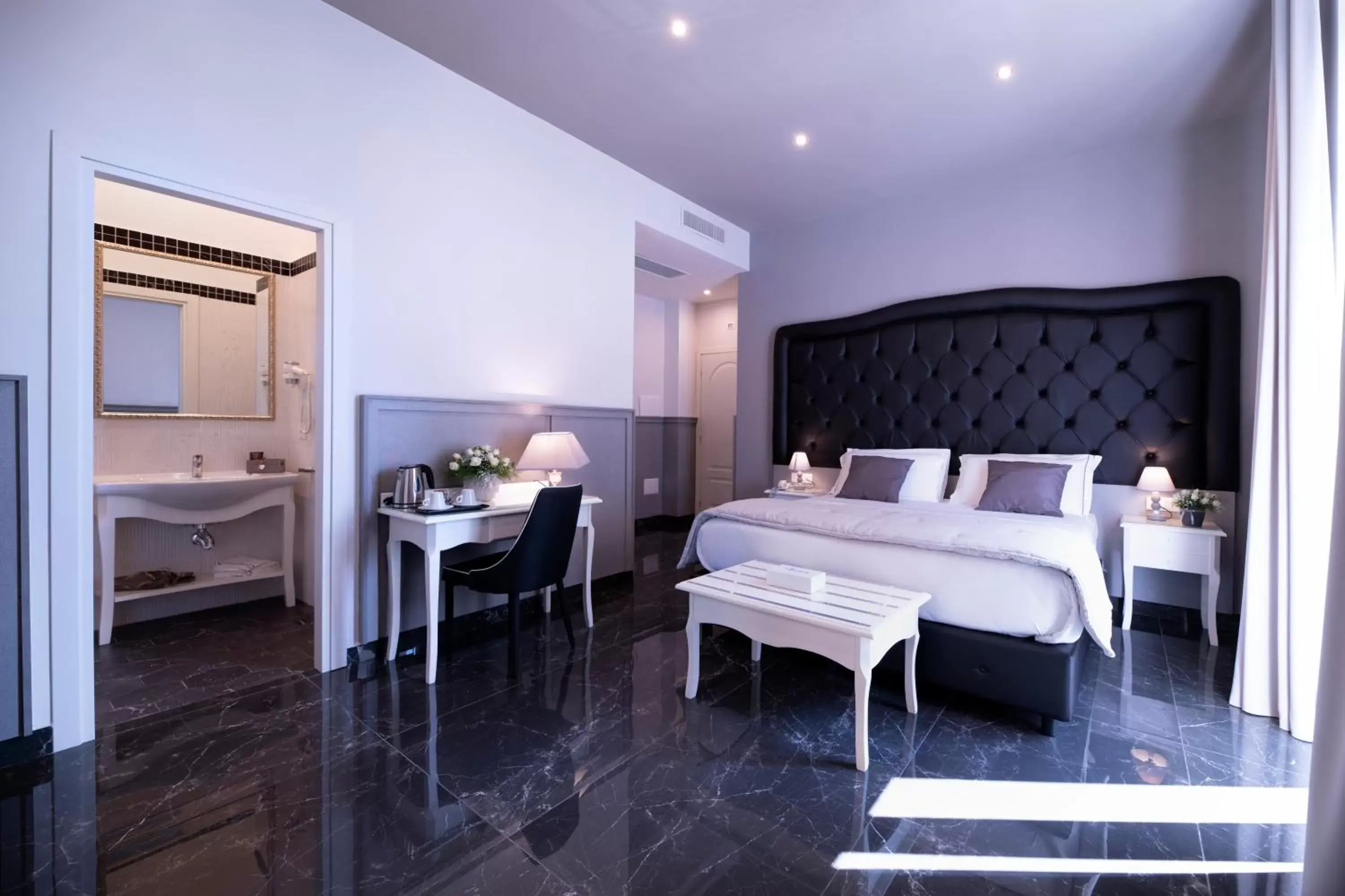 Bed in Villa Elisio Hotel & Spa