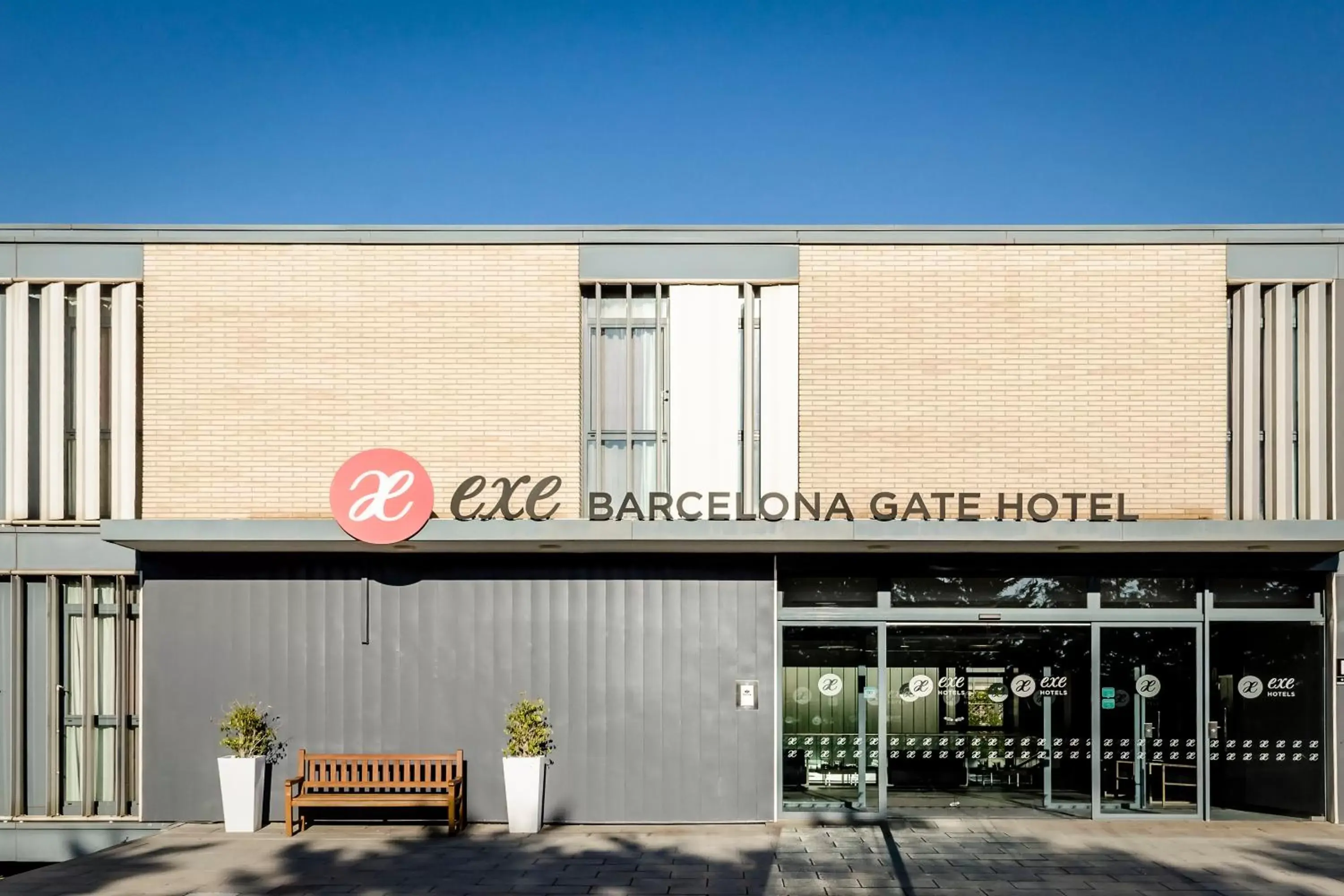 Property building in Hotel Exe Barcelona Gate Property building in Hotel Exe Barcelona Gate