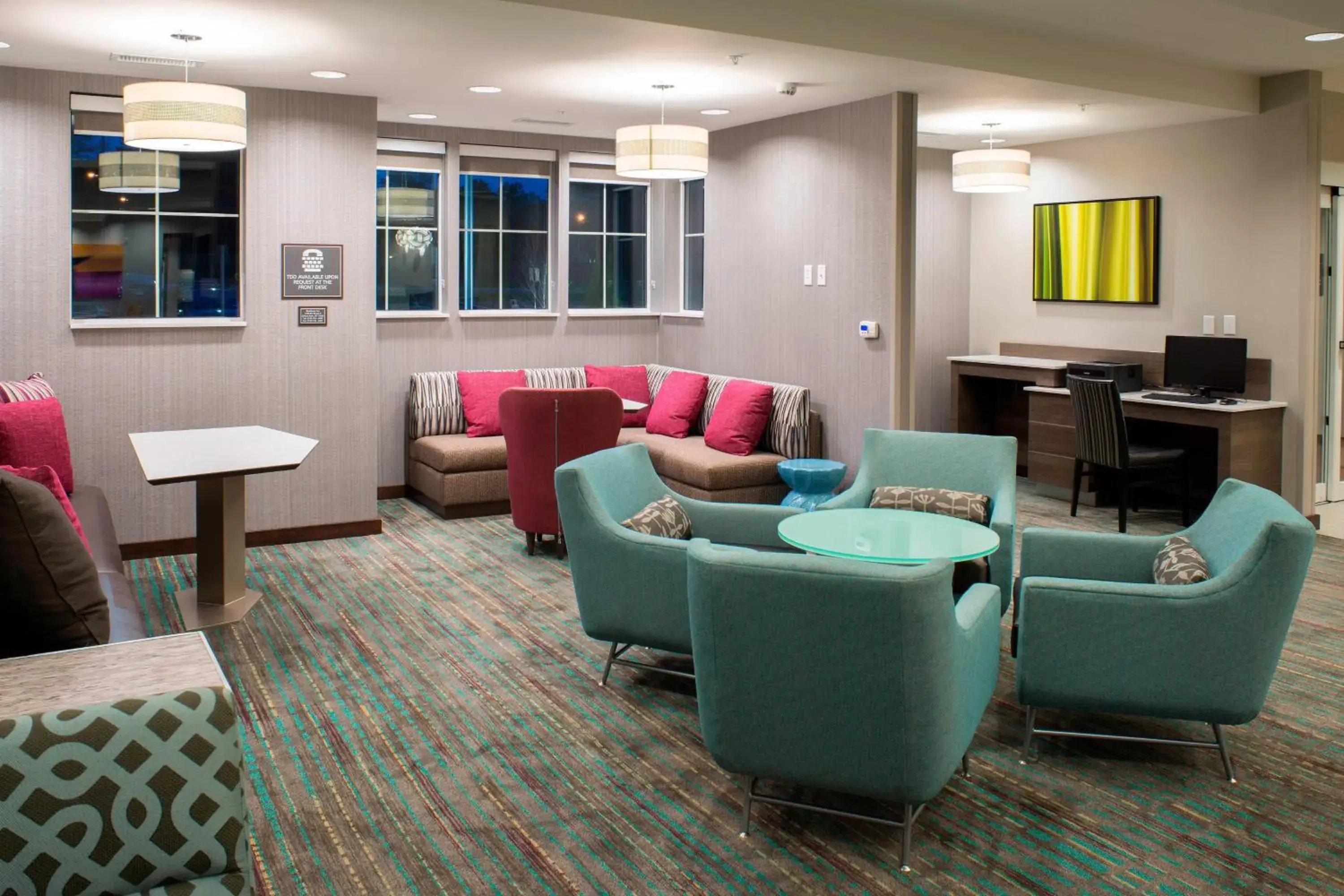 Business facilities, Lounge/Bar in Residence Inn by Marriott Albany Clifton Park