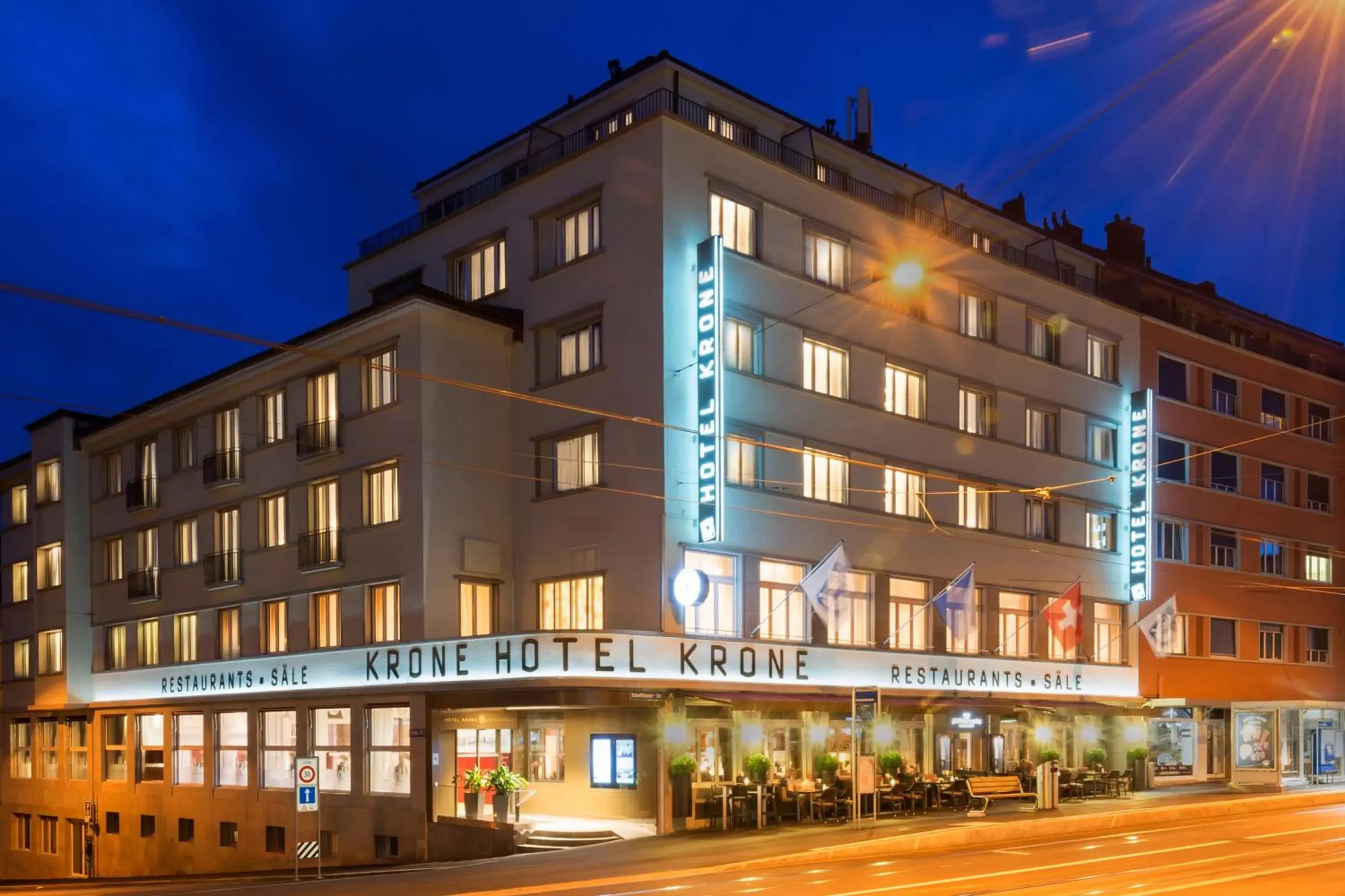 Property building in Hotel Krone Unterstrass