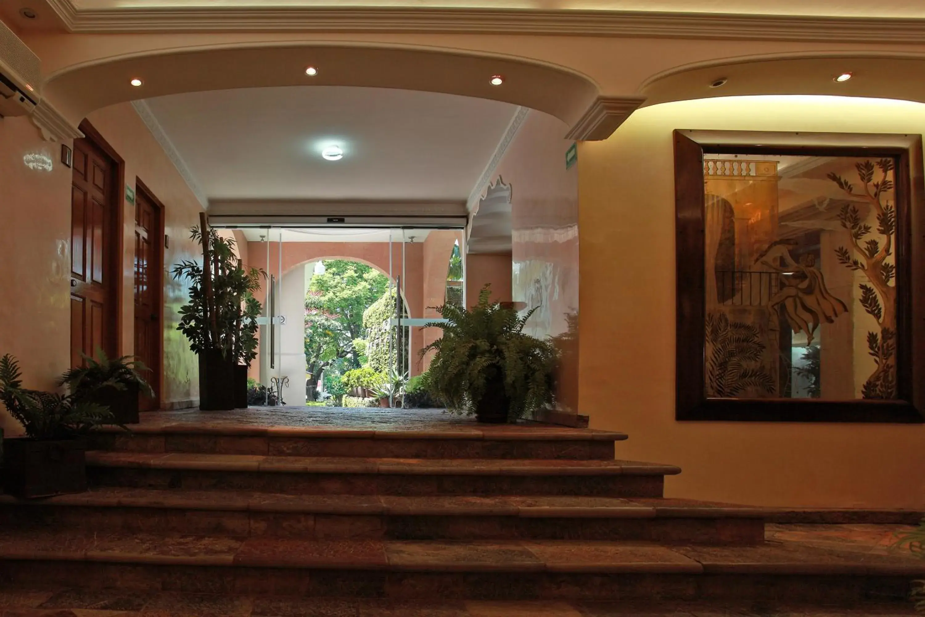 Lobby or reception in Hotel Posada Quinta Las Flores