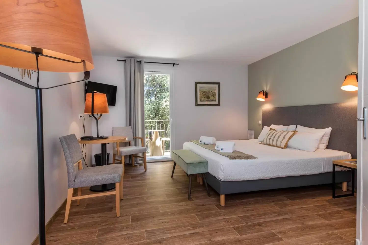 Bedroom in La Bastide De Grignan Hotel & Restaurant