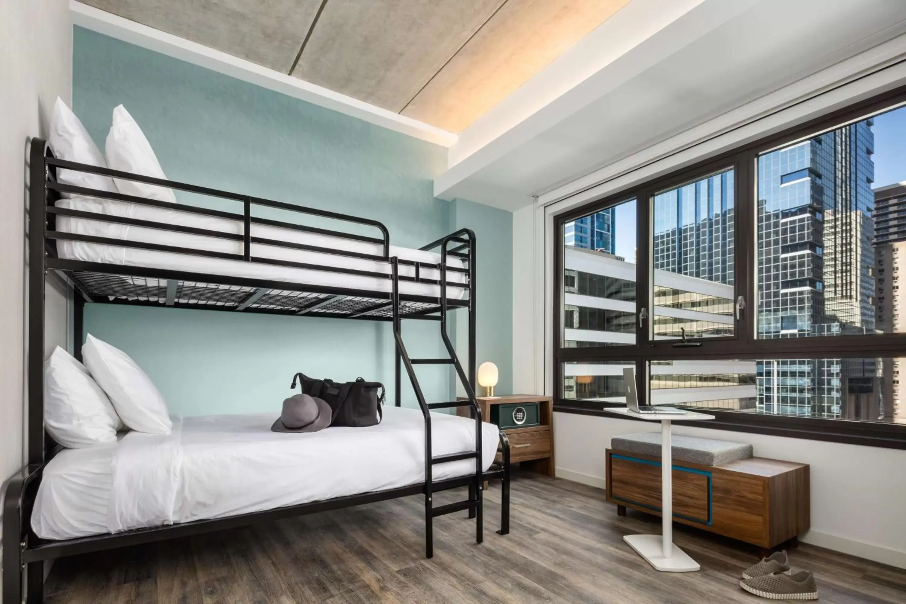 Bed, Bunk Bed in Motto by Hilton Philadelphia Rittenhouse Square