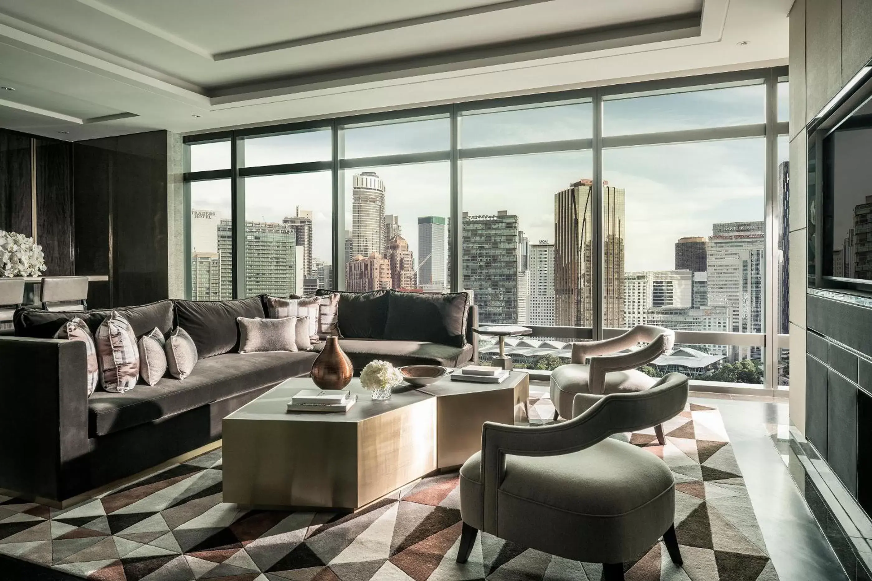 Living room in Four Seasons Hotel Kuala Lumpur