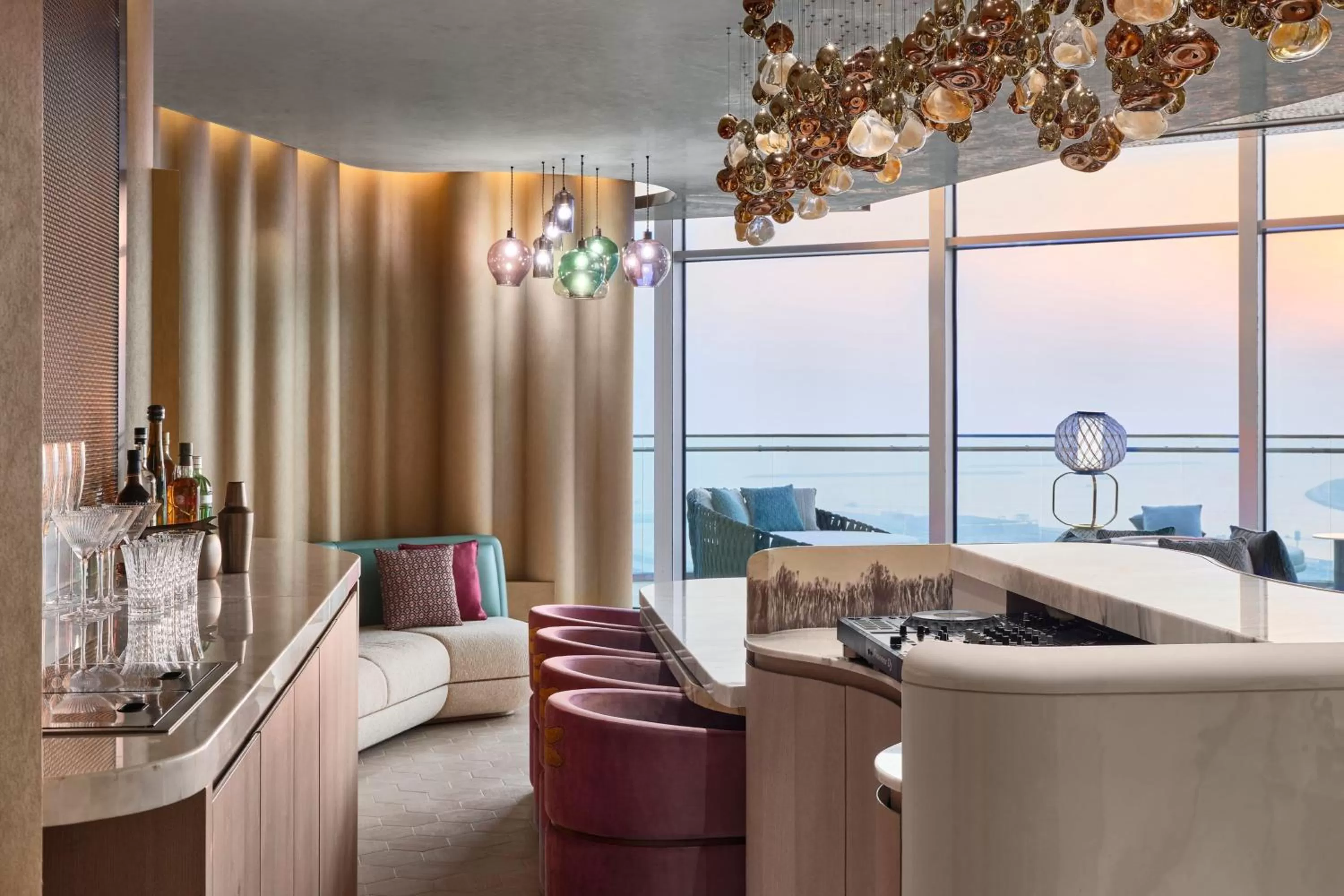 Living room in W Dubai - Mina Seyahi