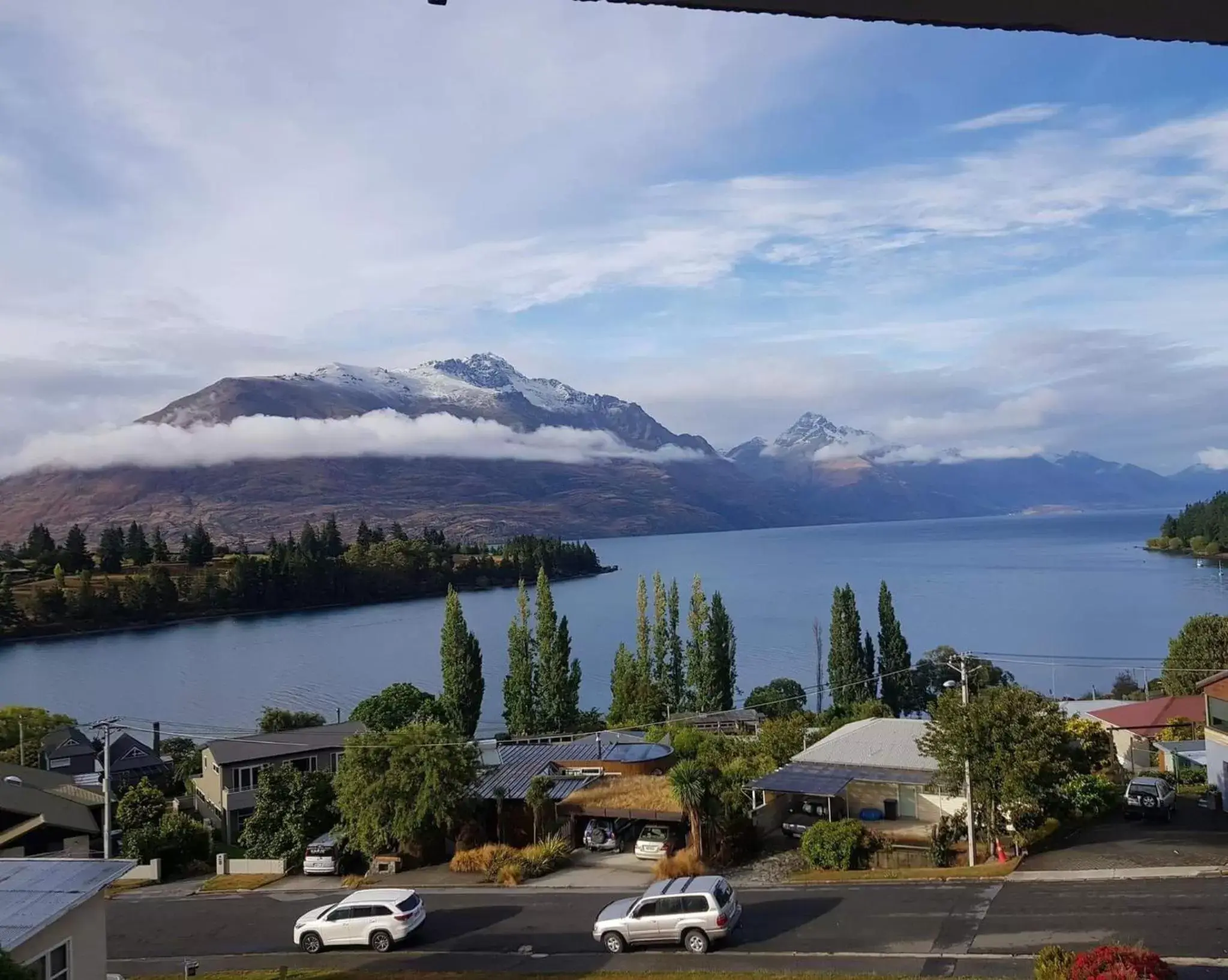 Lake view in Earnslaw Lodge