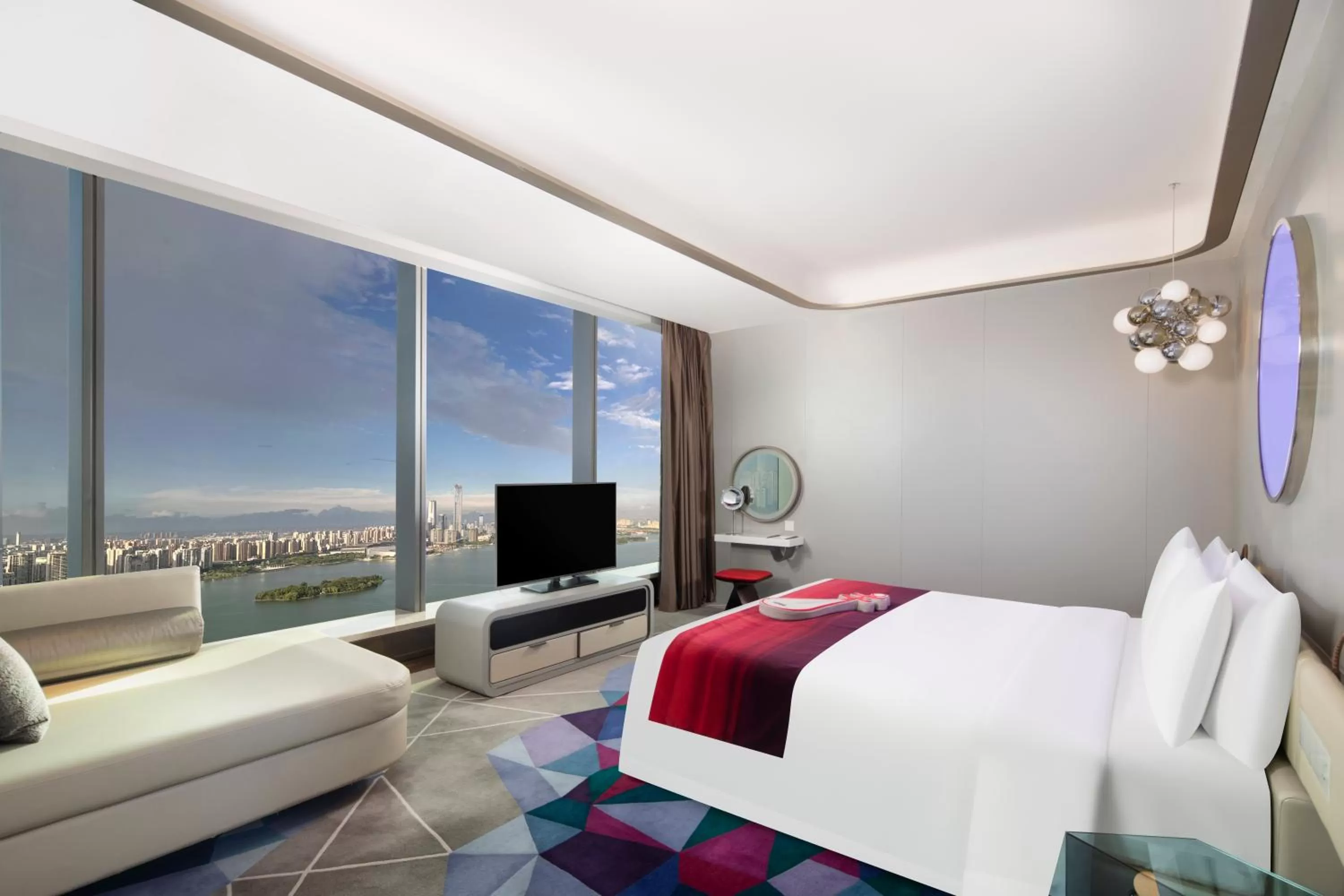 Bedroom, Bed in W Suzhou - Jinji Lake