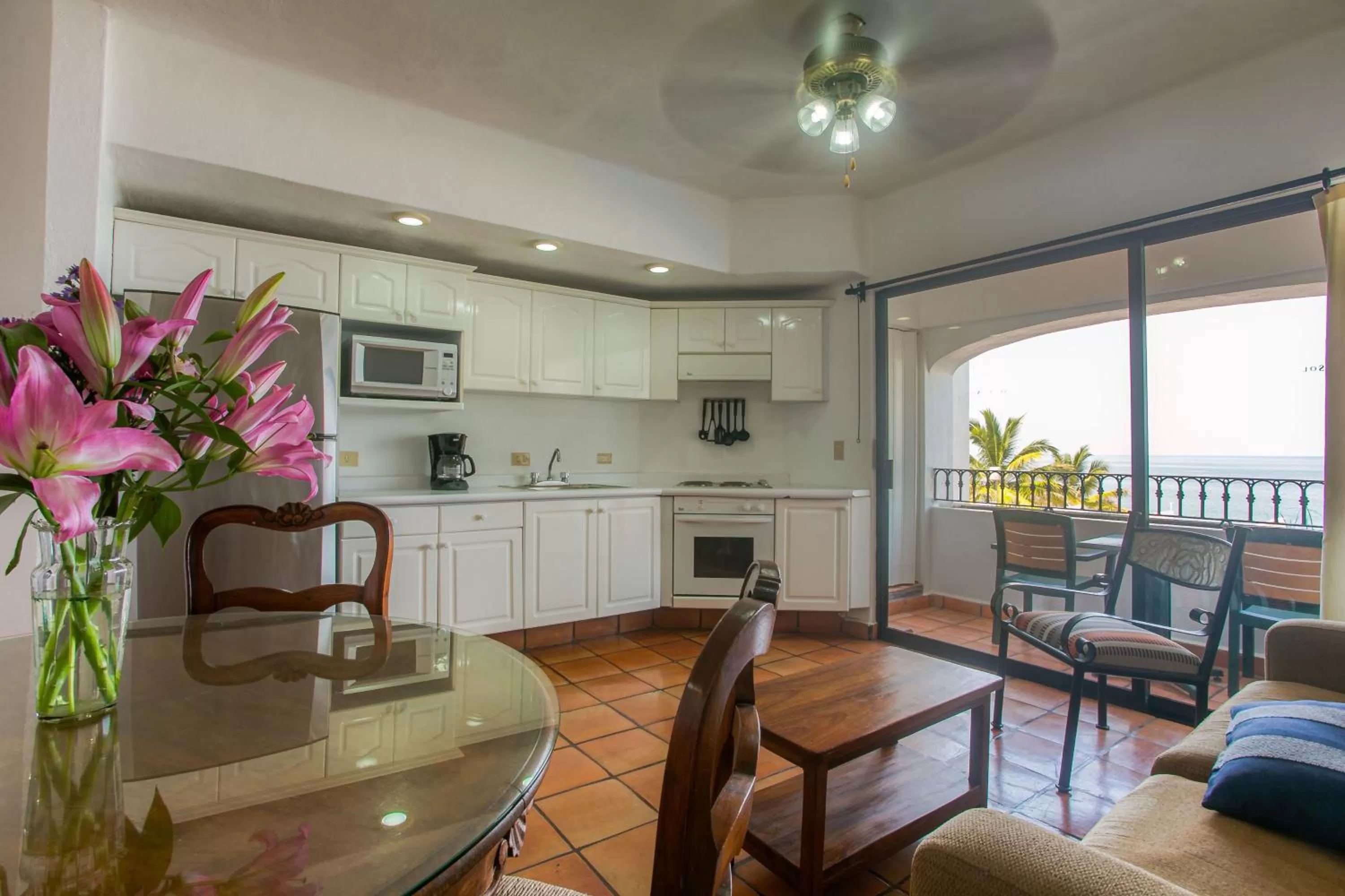 Kitchen or kitchenette in One Beach Street Puerto Vallarta