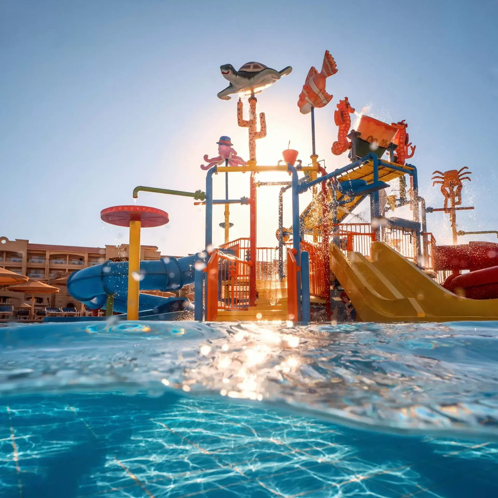 Aqua park, Water Park in Pickalbatros White Beach Resort - Hurghada