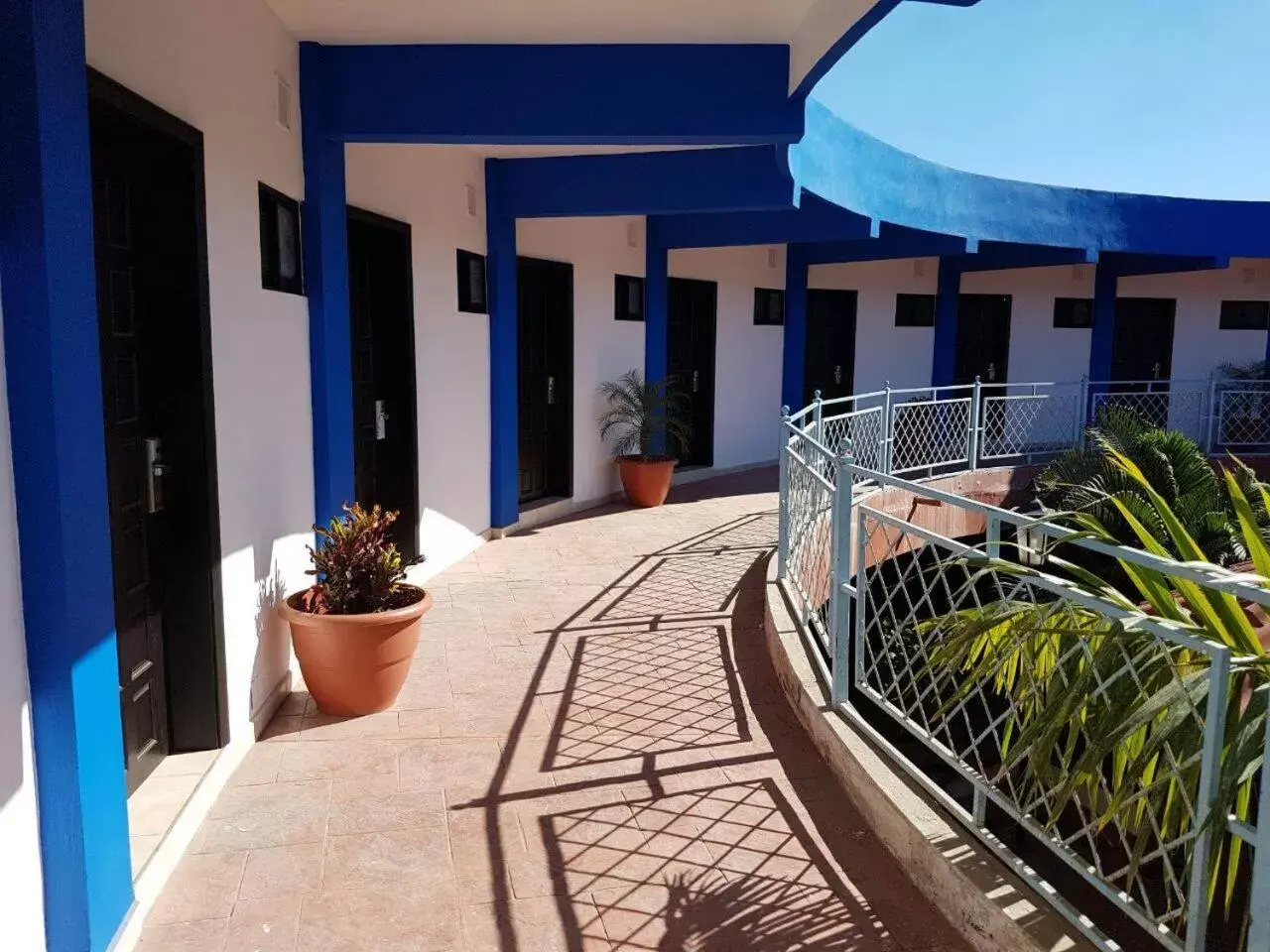 Balcony/Terrace in Hotel Marina Topolobampo