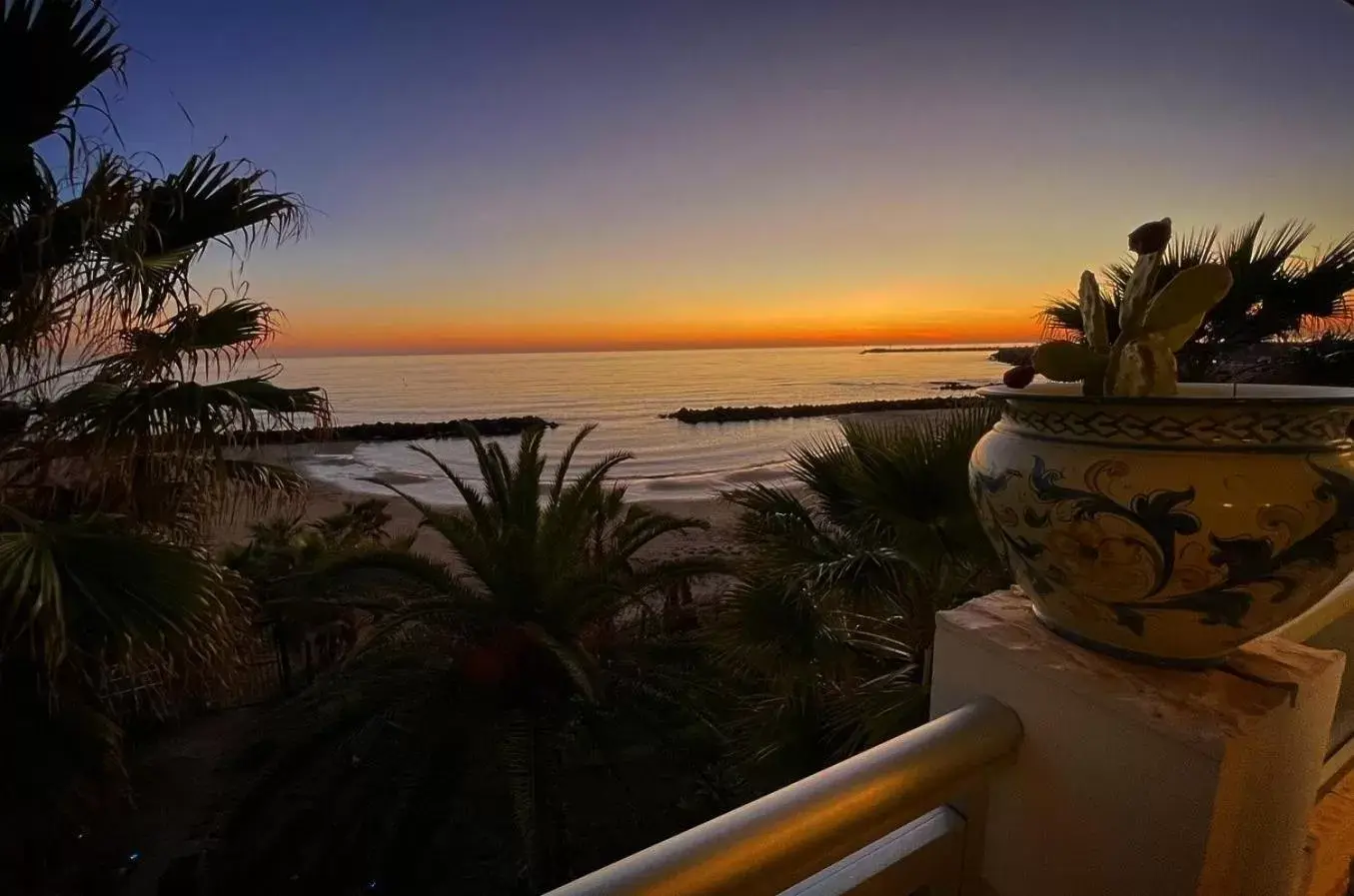 Balcony/Terrace in Hotel Sul Mare Al Gabbiano