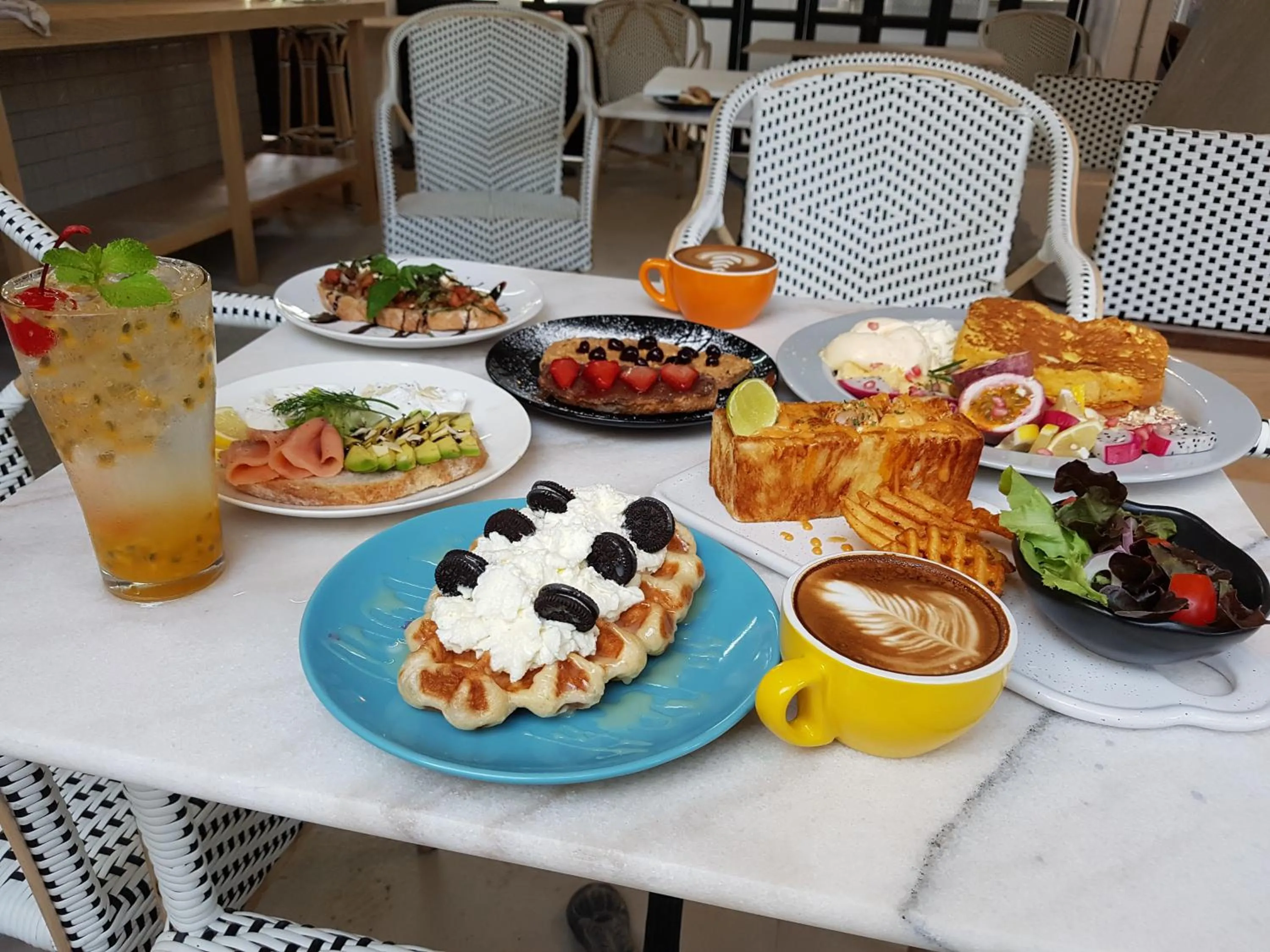 American breakfast in Treevana Club Chiangmai