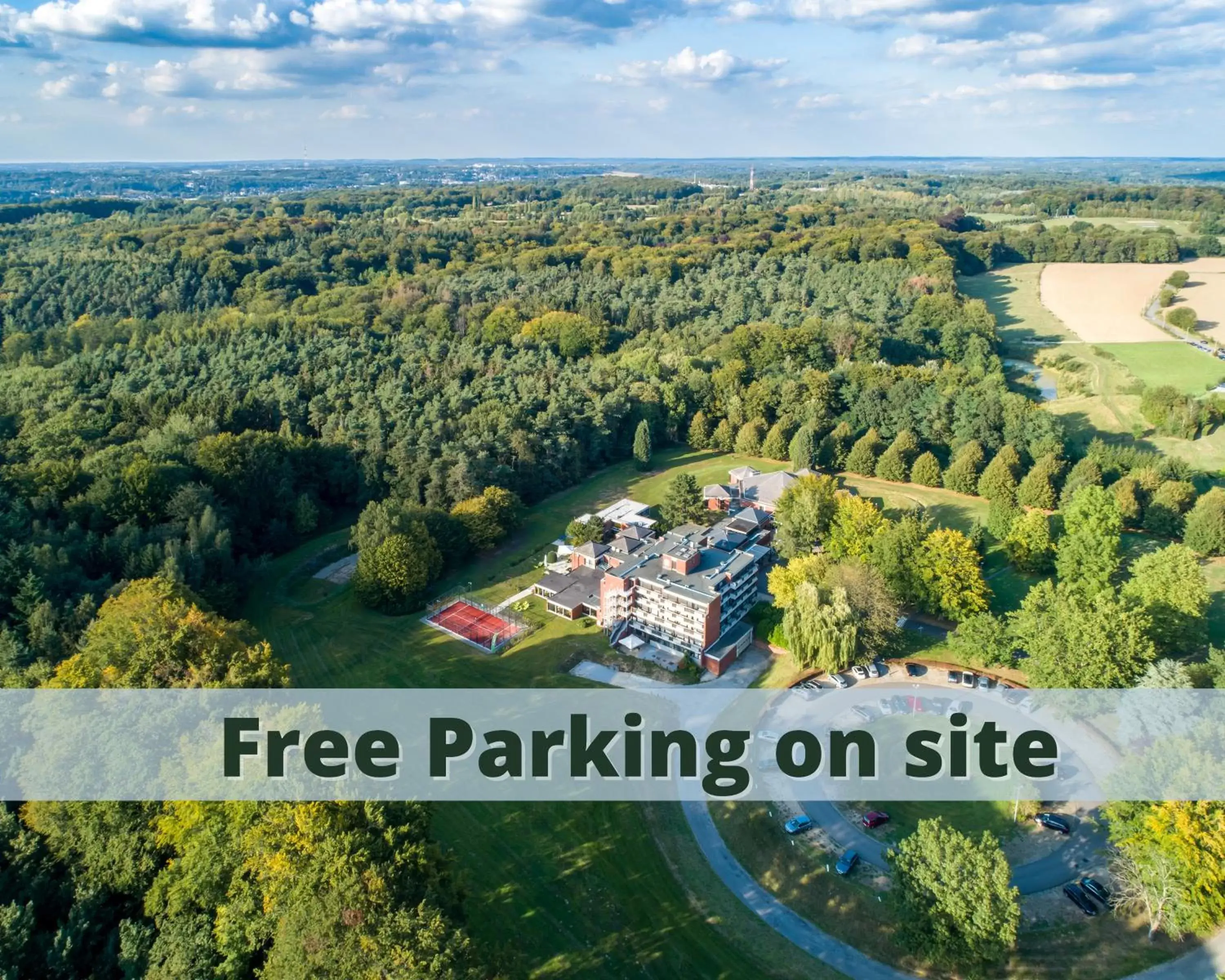 Parking, Bird's-eye View in ibis Styles Louvain-la-Neuve Hotel and Events